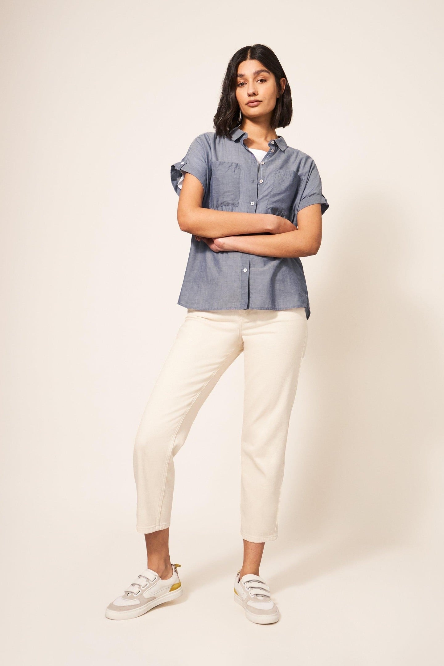 ELLA SHIRT BLUE MULTI 1