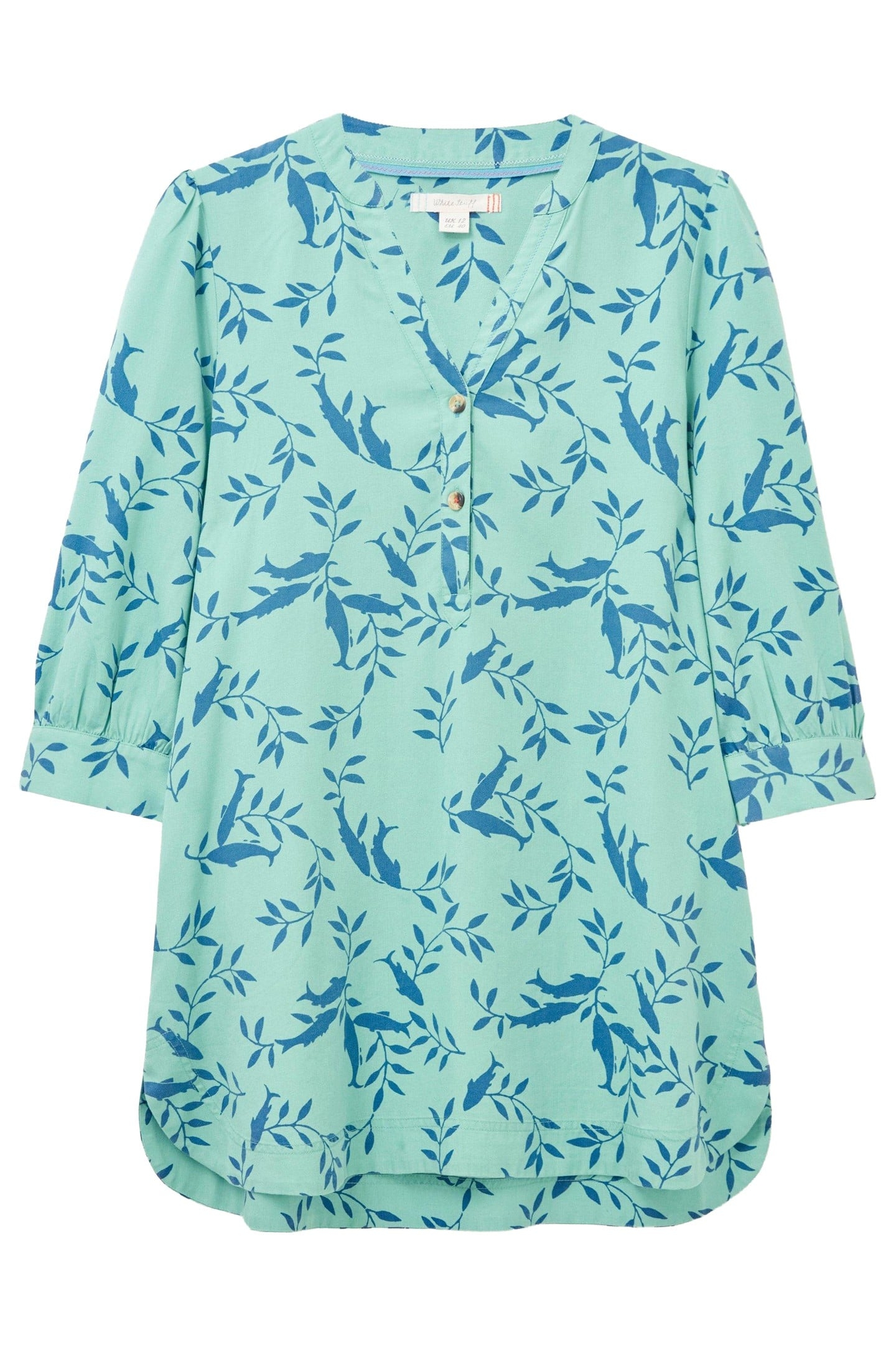 HARPER TUNIC TEAL MULTI 3