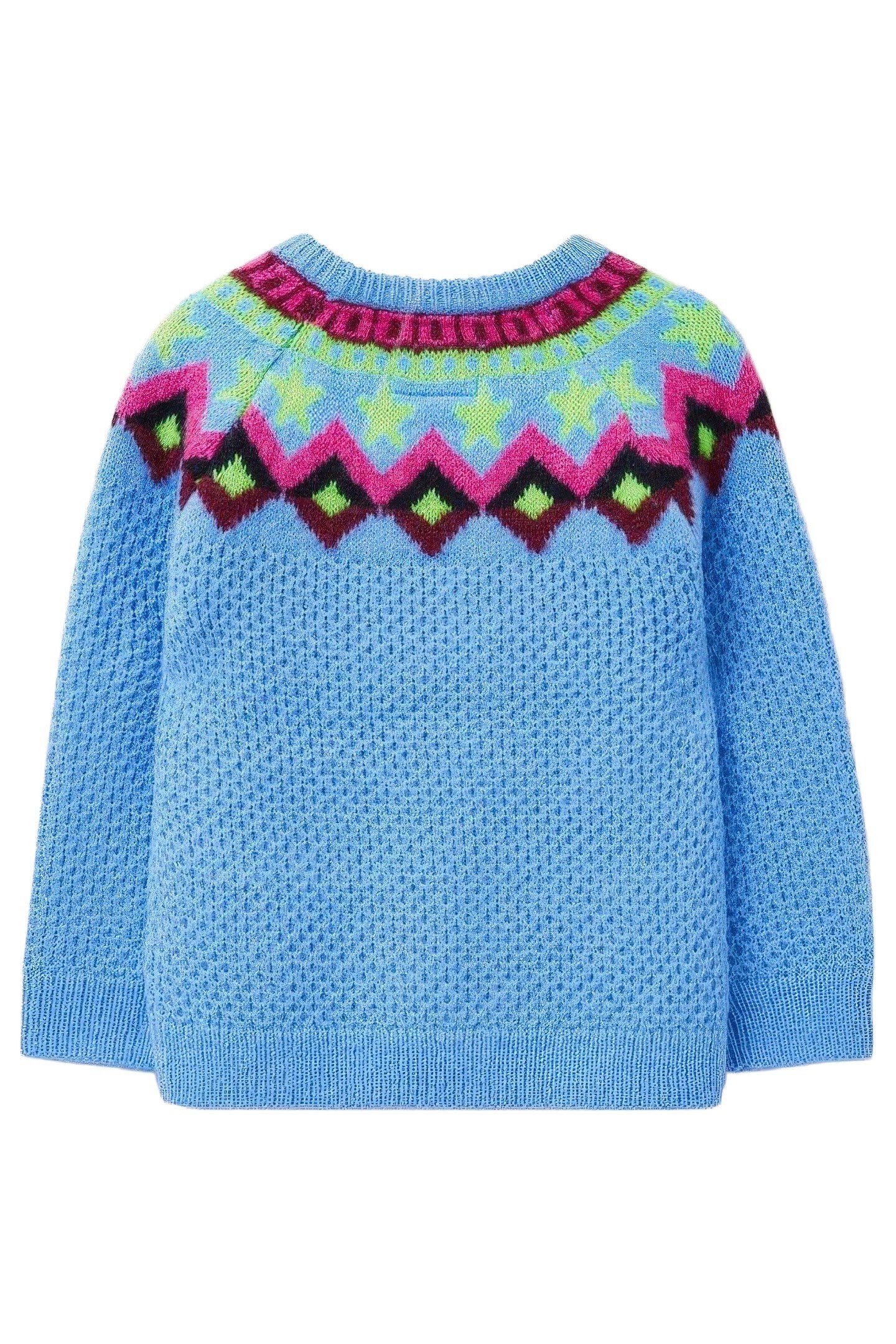FAIRISLE JUMPER BLUE MULTI 1