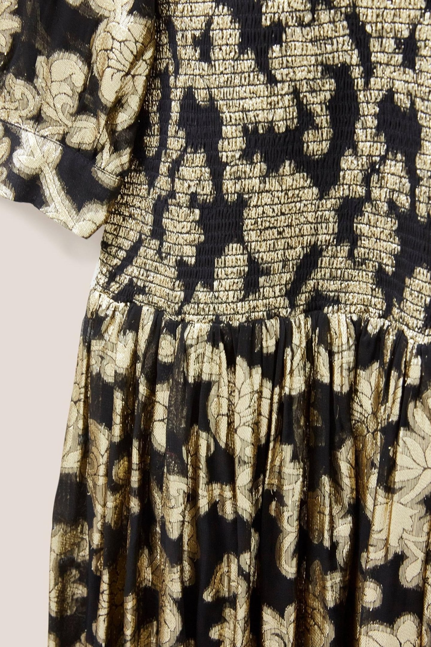 WREN METALLIC JACQUARD DRESS BLACK MULTI 4