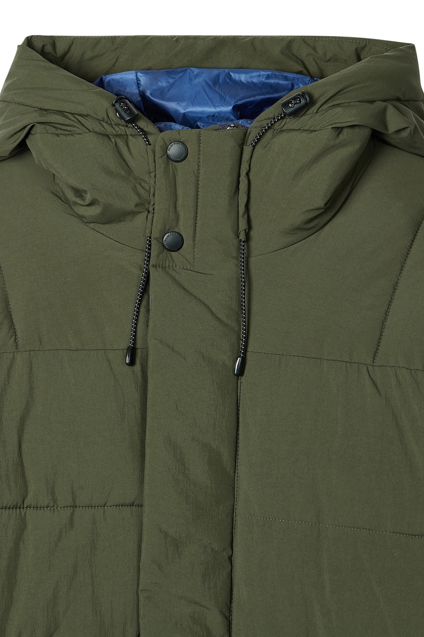 LONG FIBRE DOWN COAT VERY DARK GREEN 4