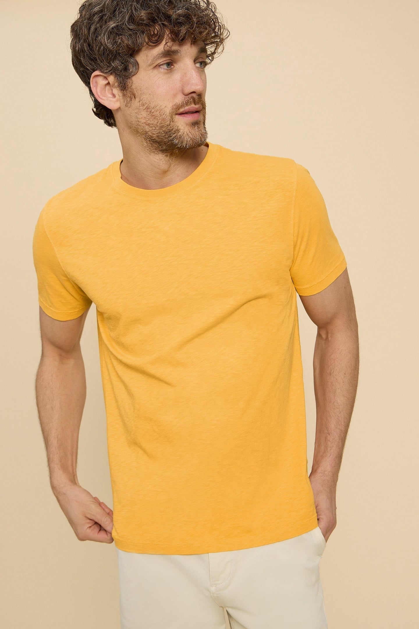 ABERSOCH SHORT SLEEVE TEE DARK YELLOW 4