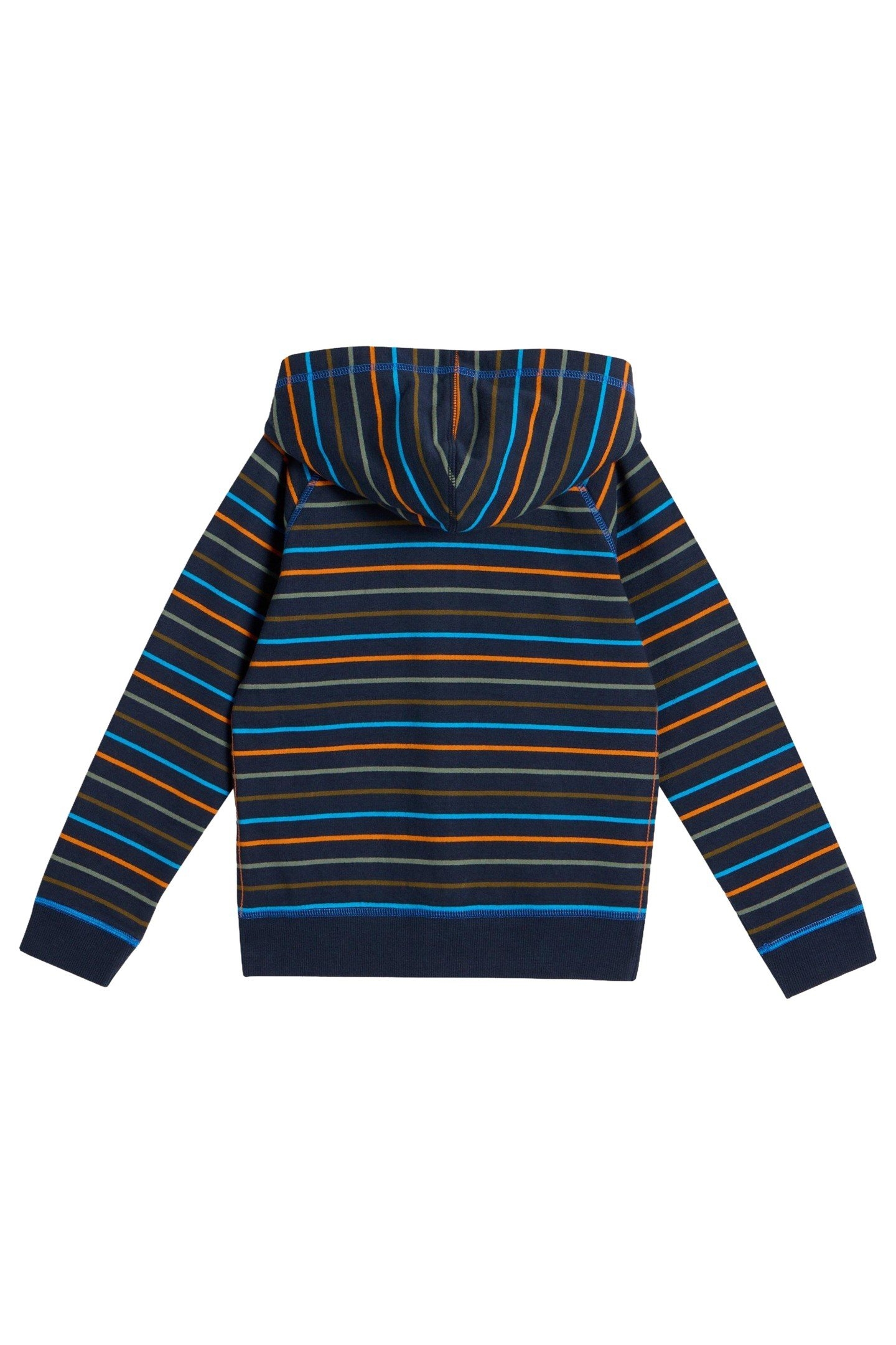 CHARLIE STRIPE HOODY NAVY MULTI 2