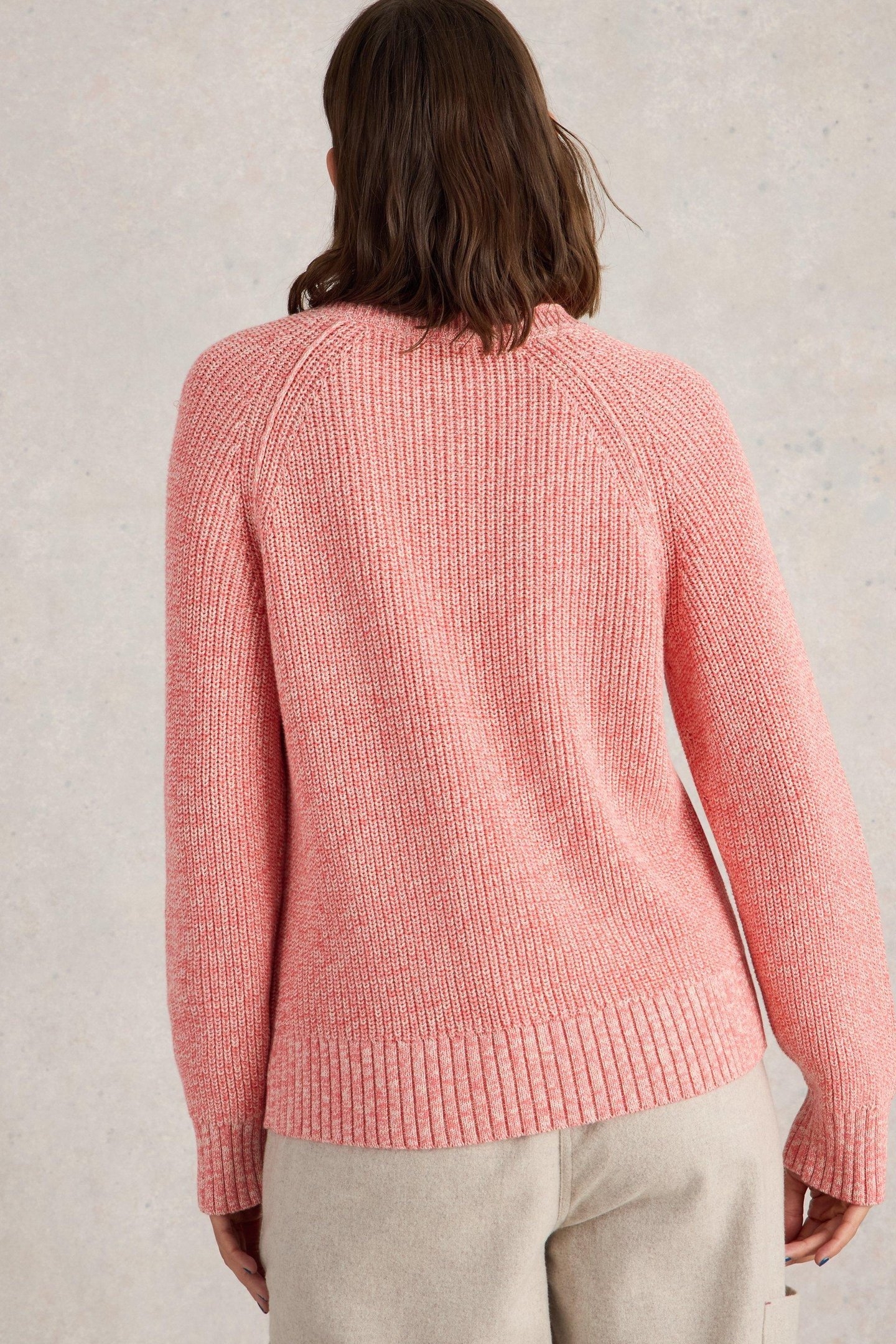 BAILEY COTTON JUMPER MID CORAL 2