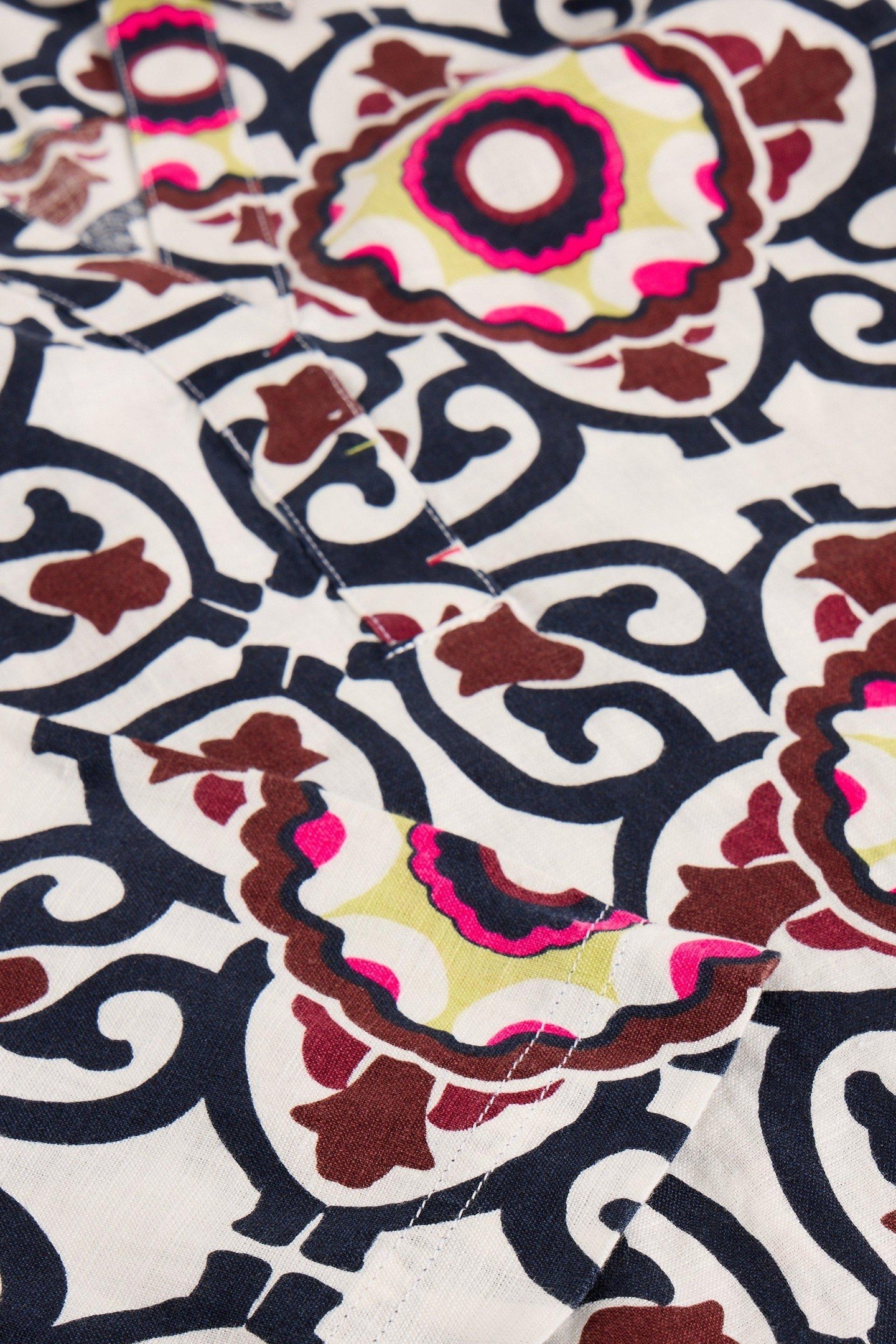 BLAKE LINEN TUNIC IVORY PRINT 4