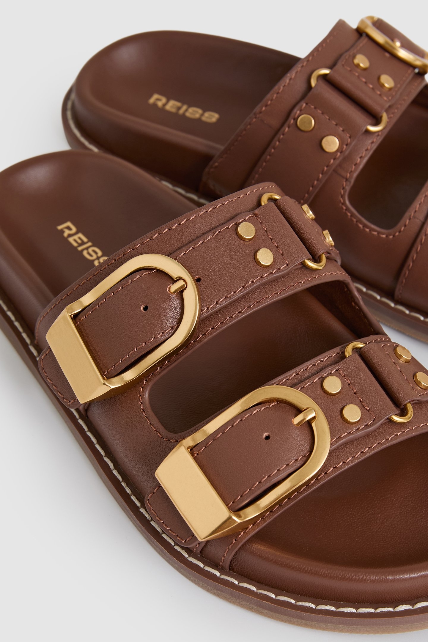 BUCKLE SANDAL TAN 6
