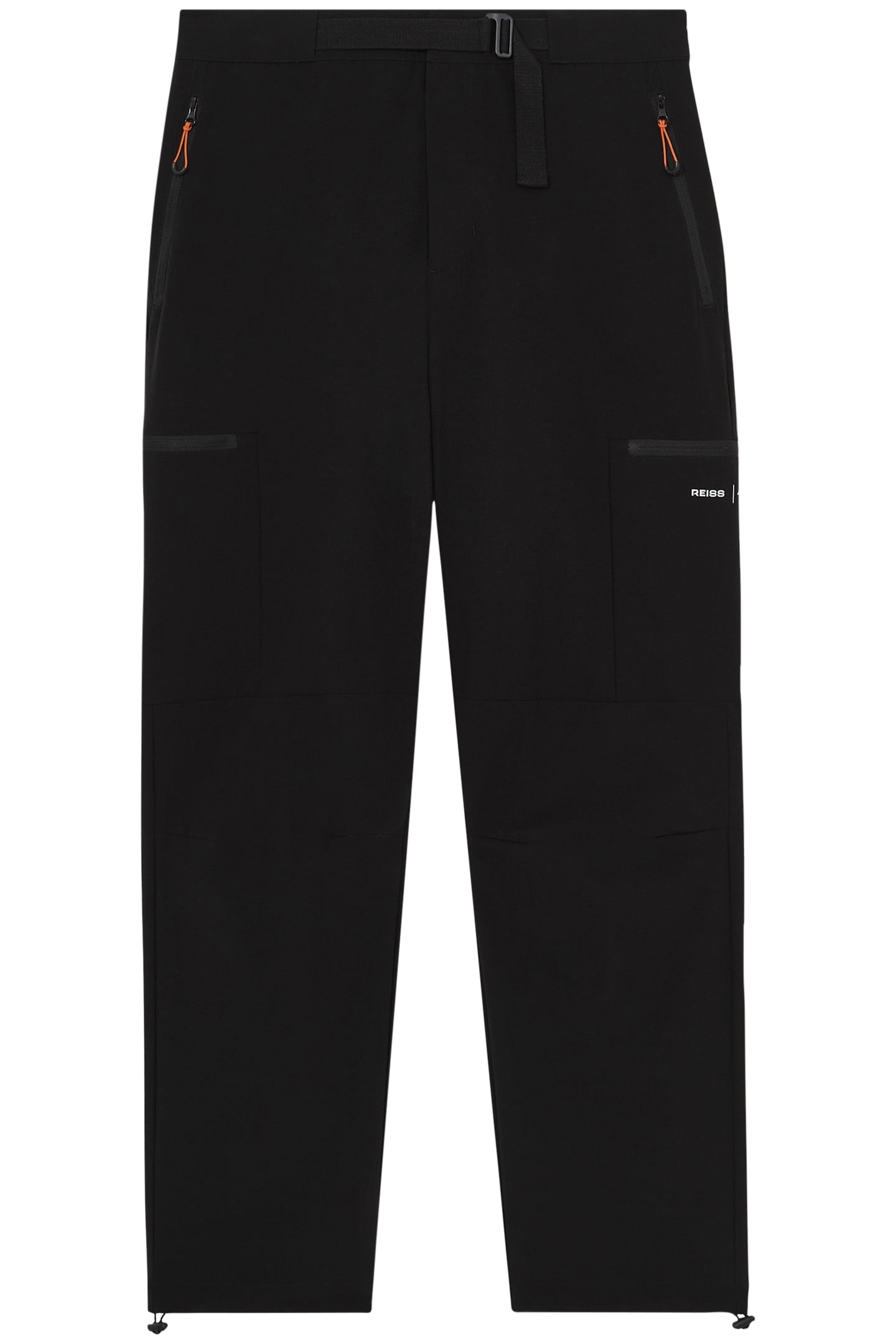 BELTED TECHNICAL CARGO TROUSER BLACK 4