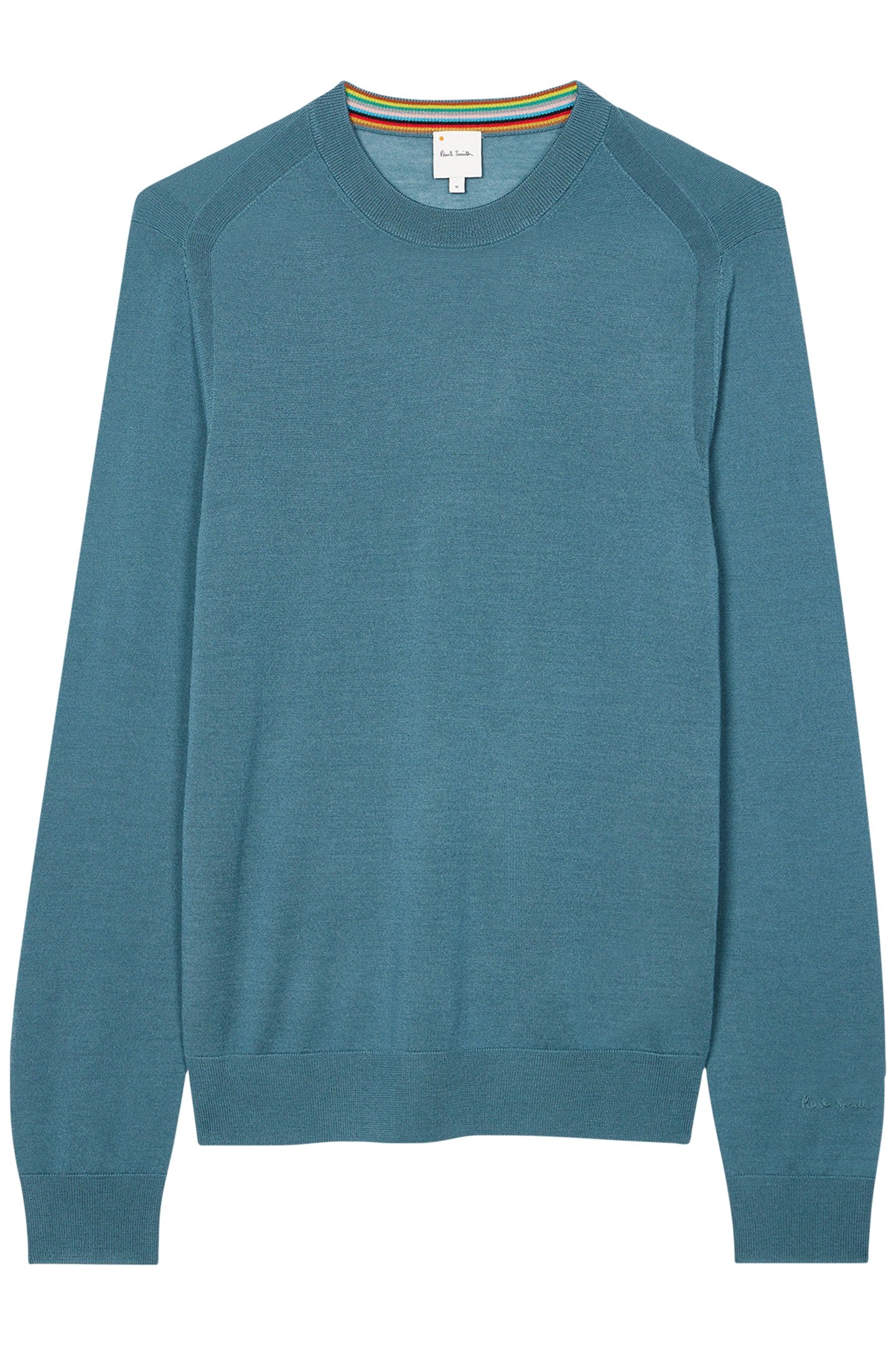 SWEATER CREW NECK PETROL GREEN 1