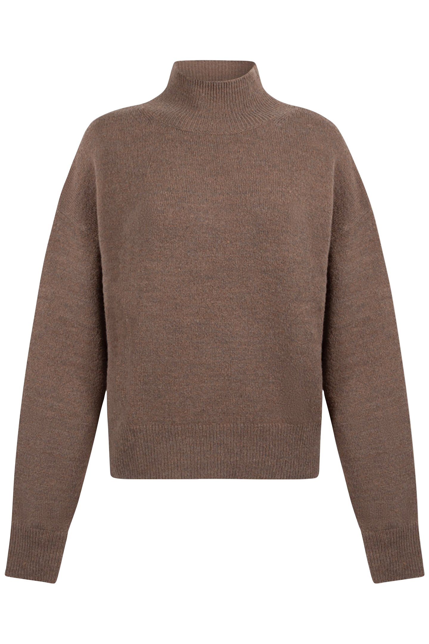 CHIARA KNITTED PULL LONG SLEEVE PINE BARK MELEE 1