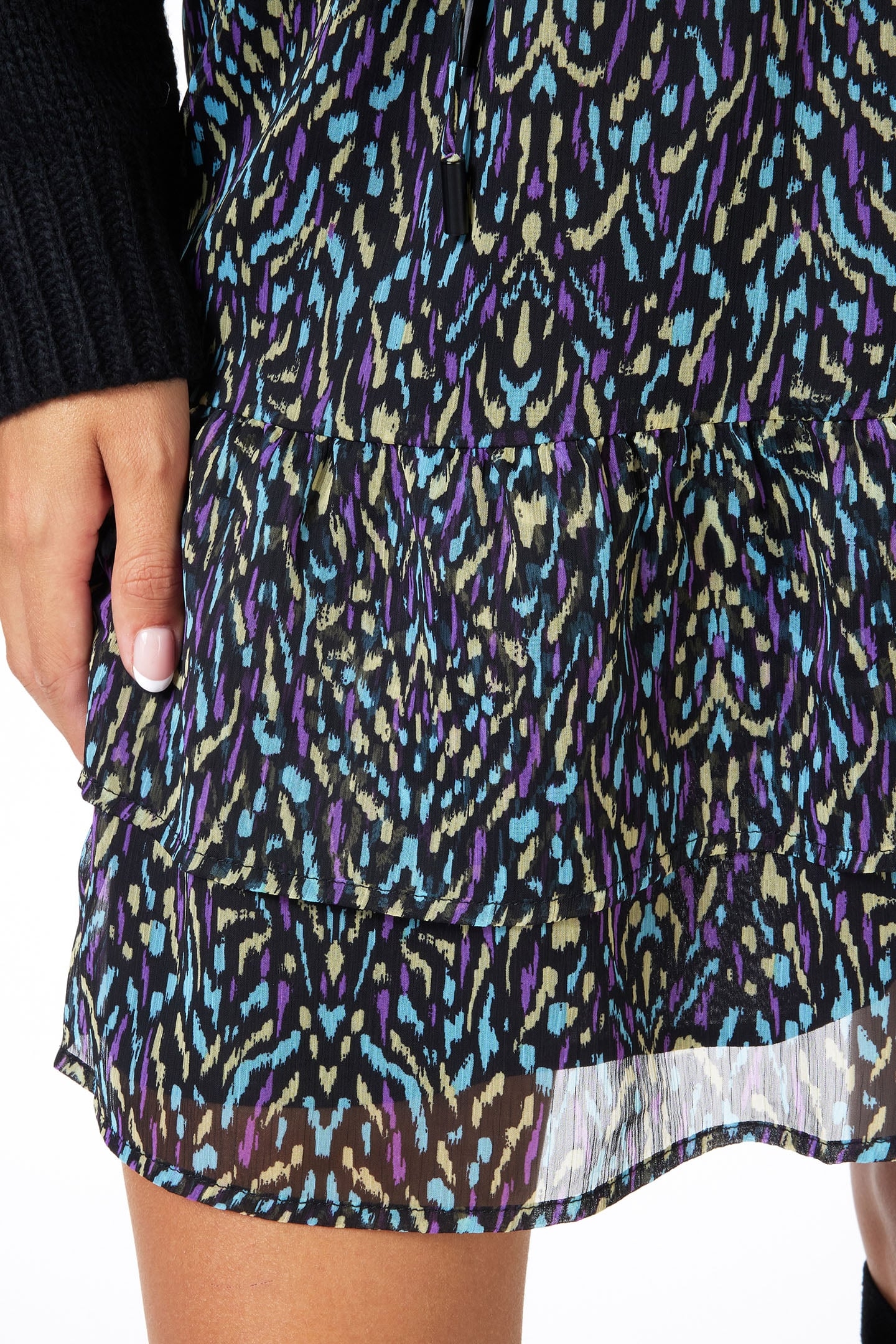 SKIRT SHORT MAGICAL EARTH PRINT 8