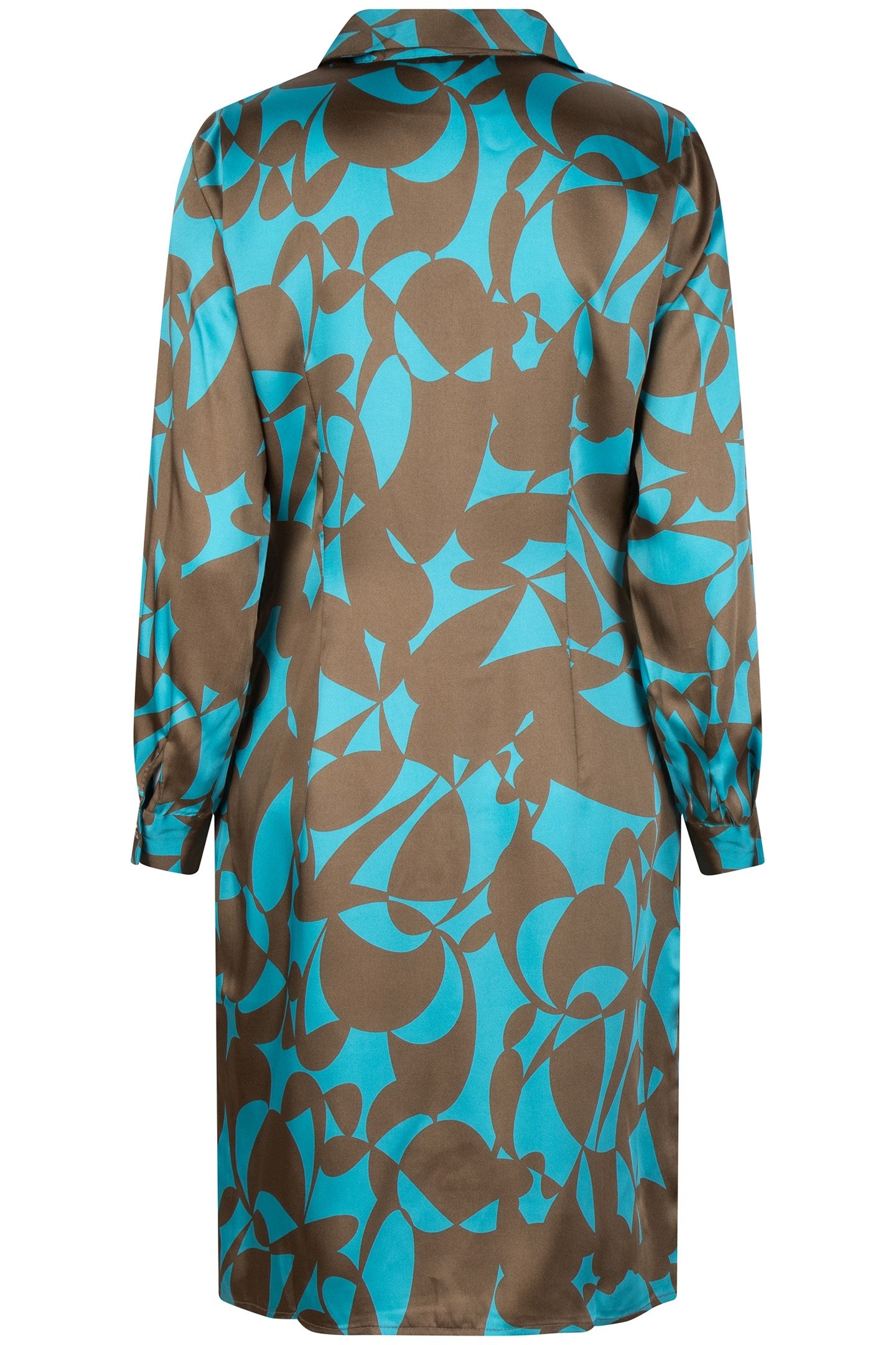 DRESS FANCY SATEEN EXPRESSIVE ROOTS PRINT 4