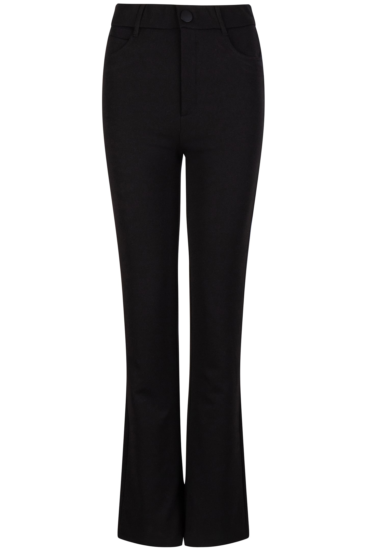 TROUSERS STRUCTURE FLAIR BLACK 4