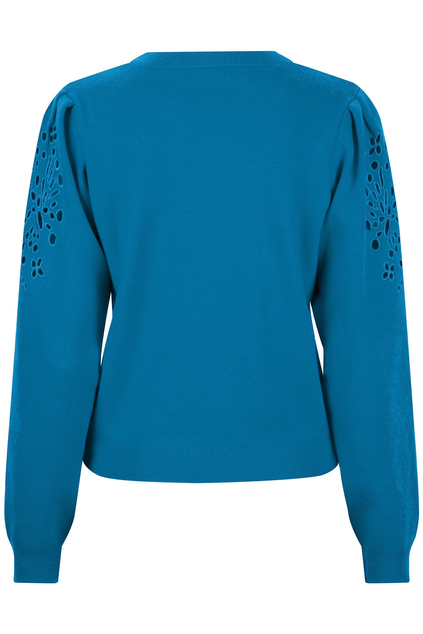 SWEATER EMBROIDERY ANGLAISE PETROL 4