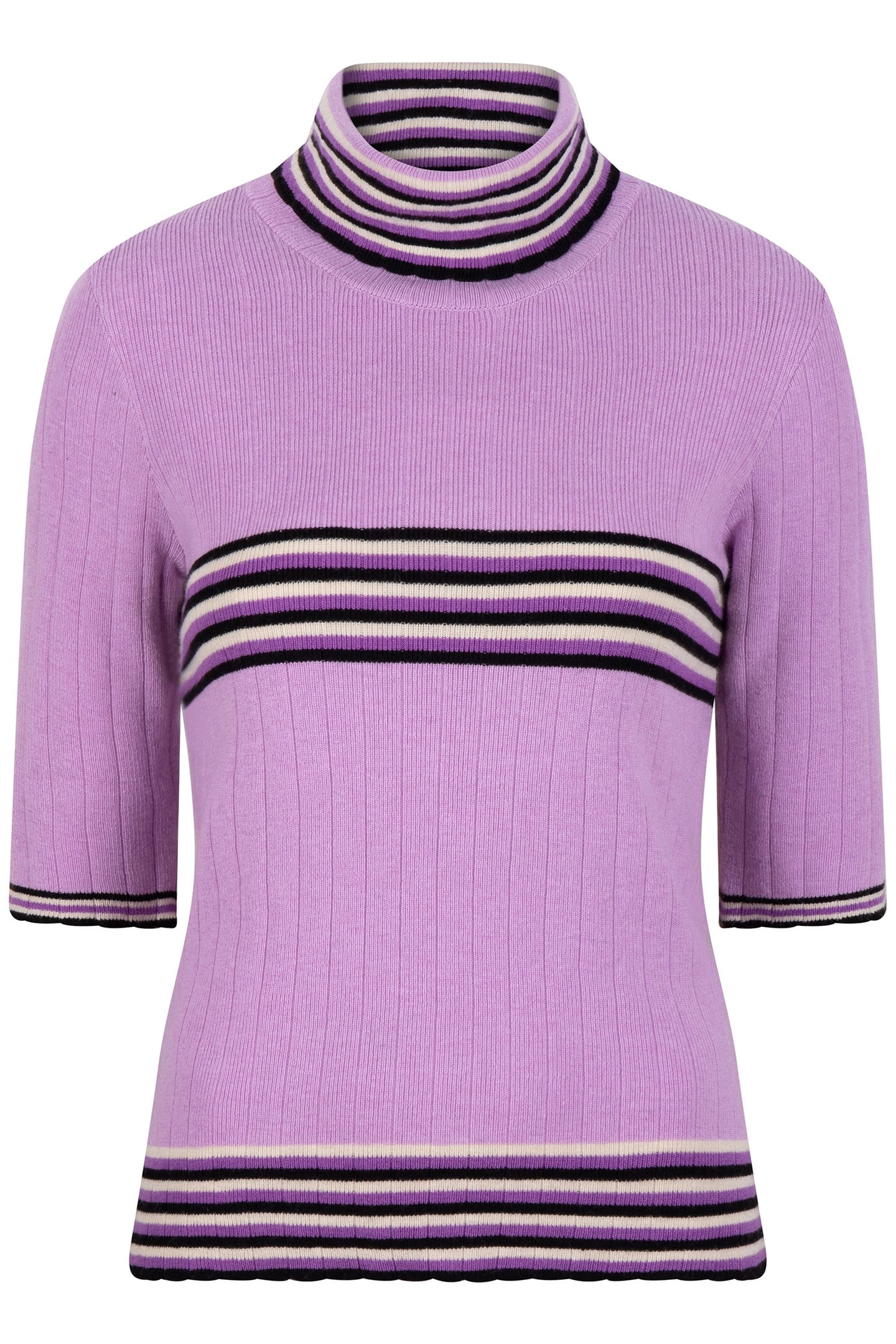 TOP COL SCALLOPED EDGES LILAC 3