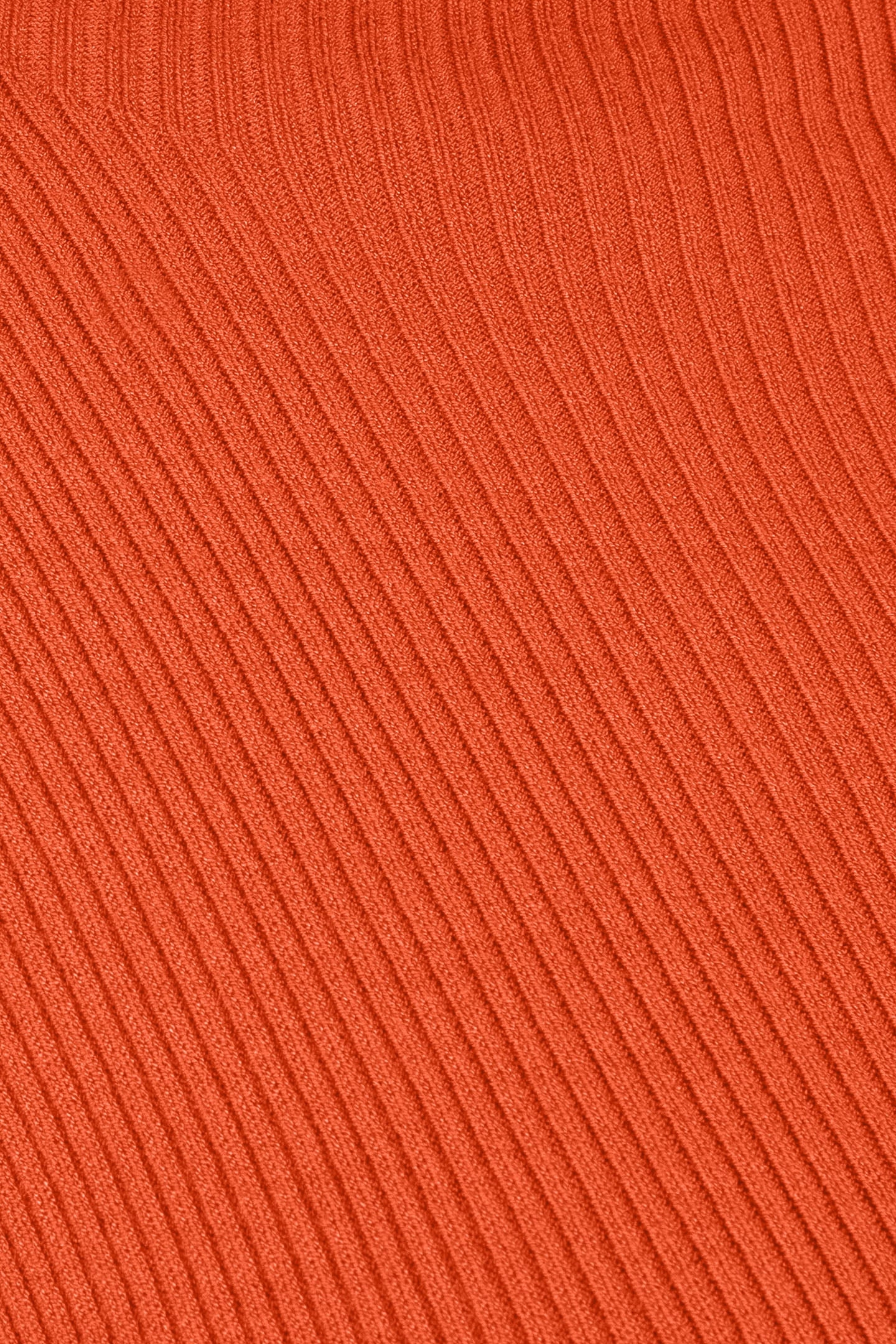 TOP RIB SLV/LSS BUTTONS COL ORANGE 3