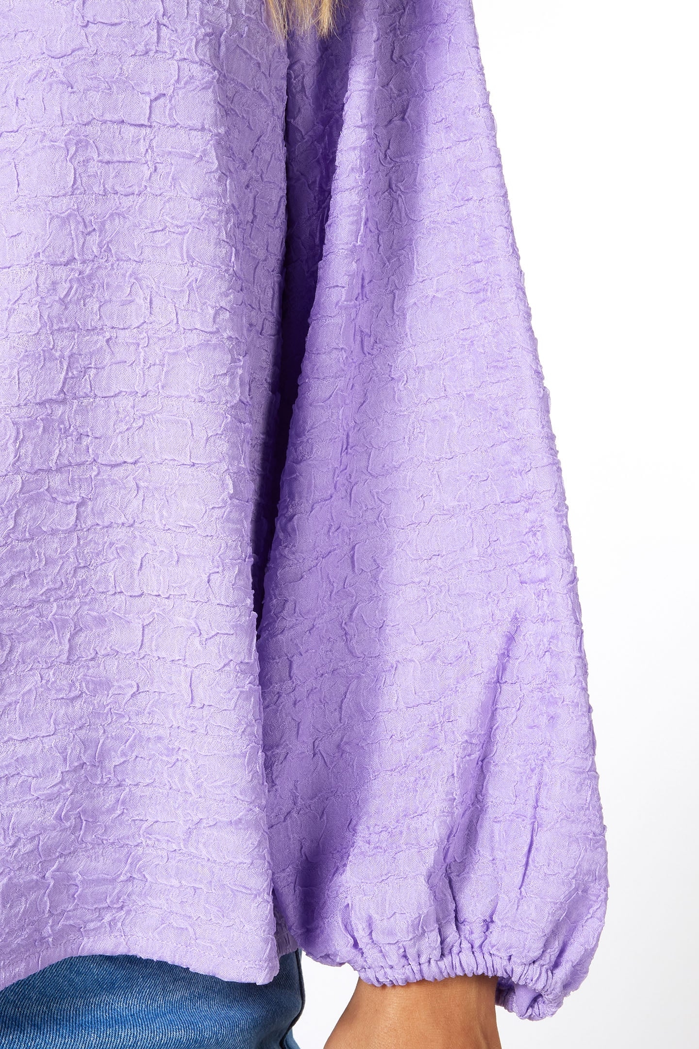 BLOUSE R-NECK LILAC 7