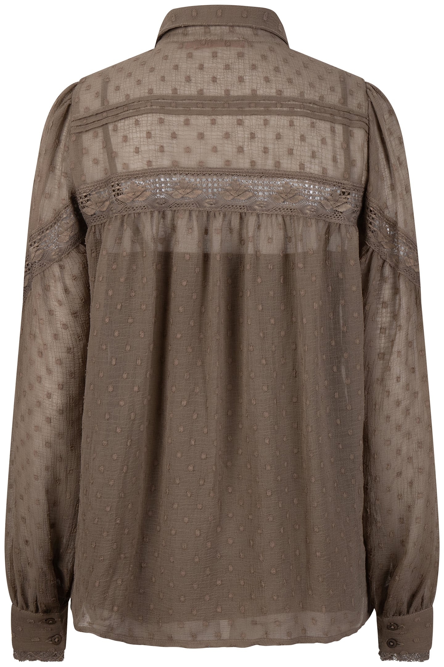 BLOUSE TAPES PLUMETIS ARMY GREEN 6