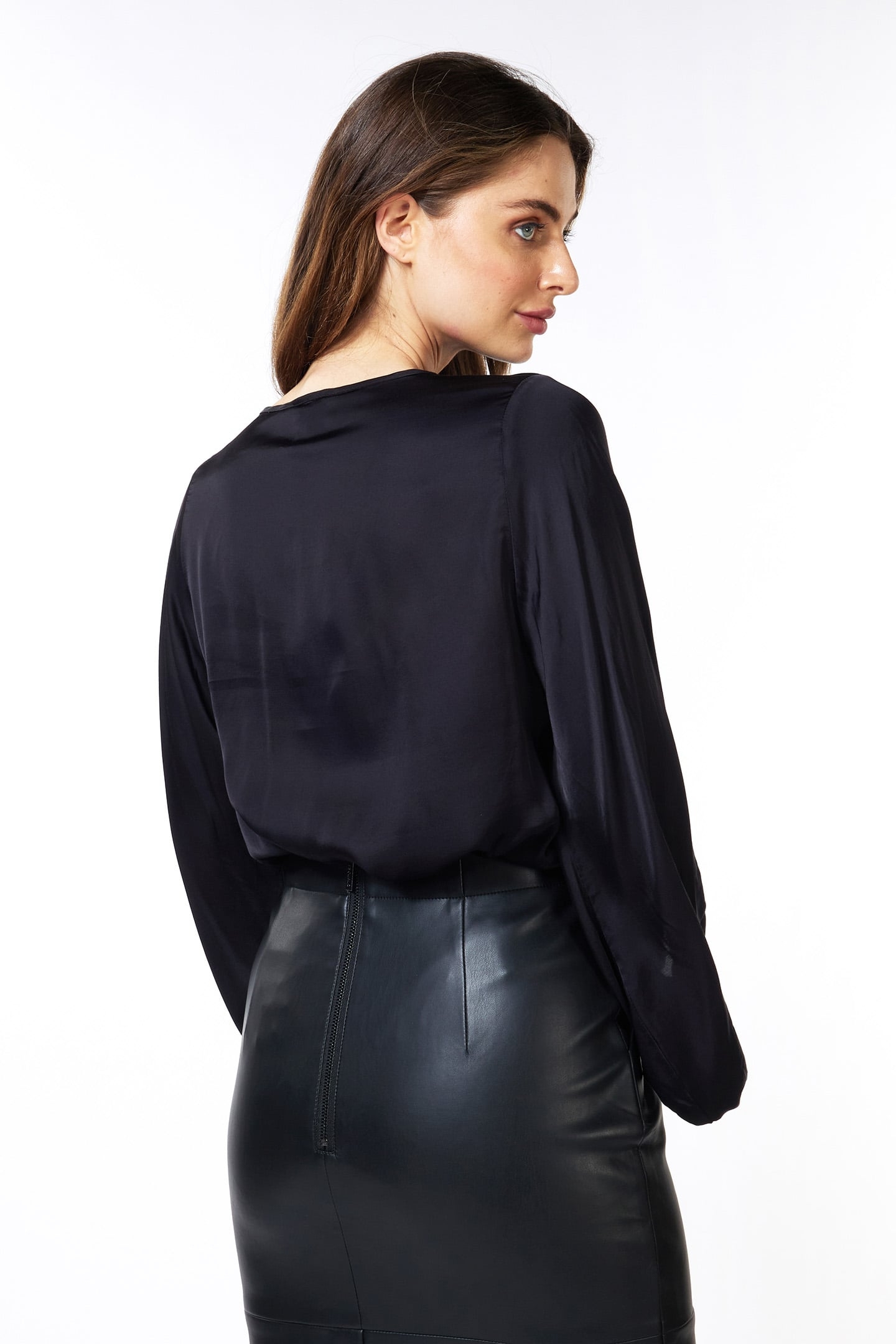 BLOUSE WIDE SLEEVE BLACK 3
