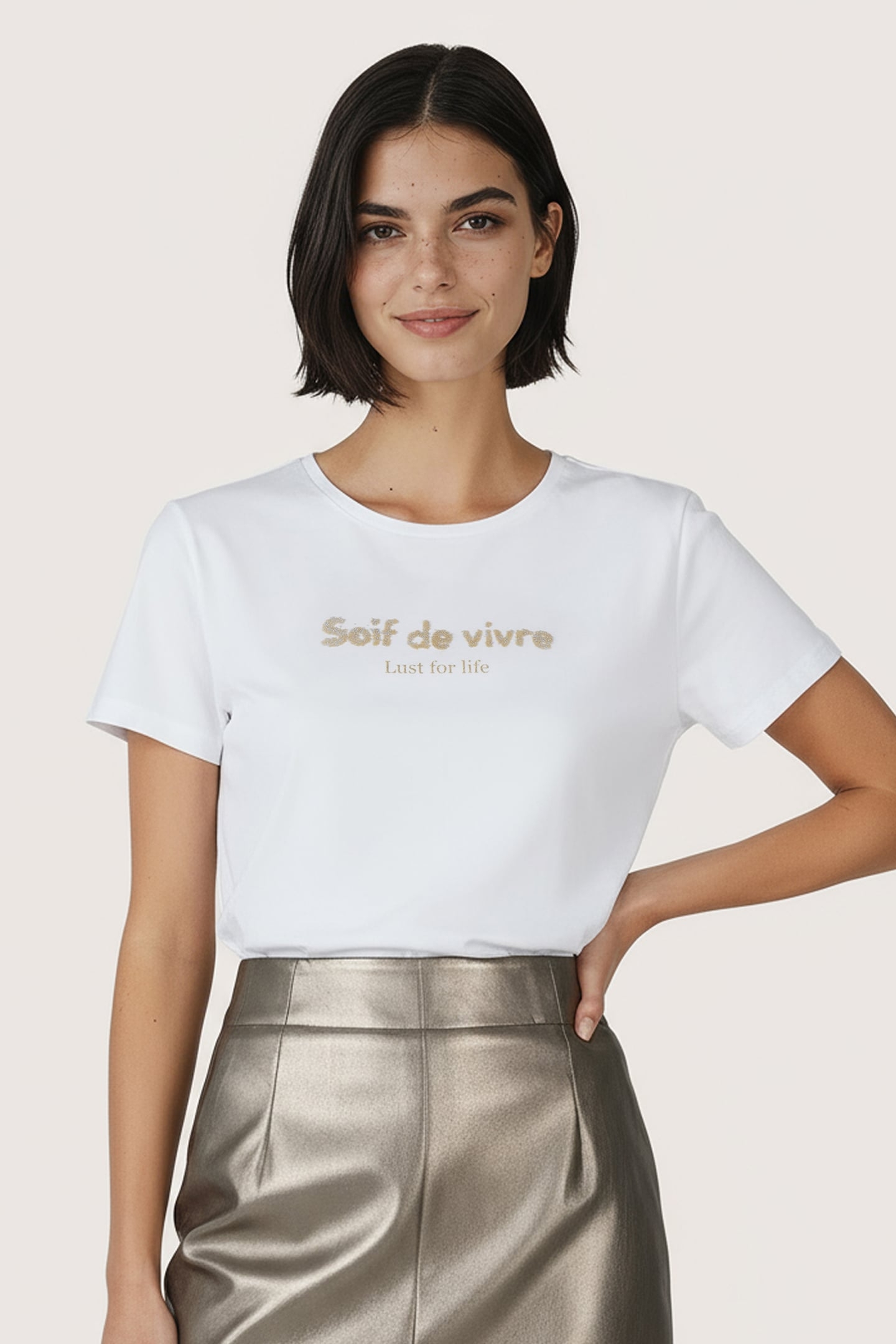 T-SHIRT SOIF DE VIVRE OFF WHITE 1