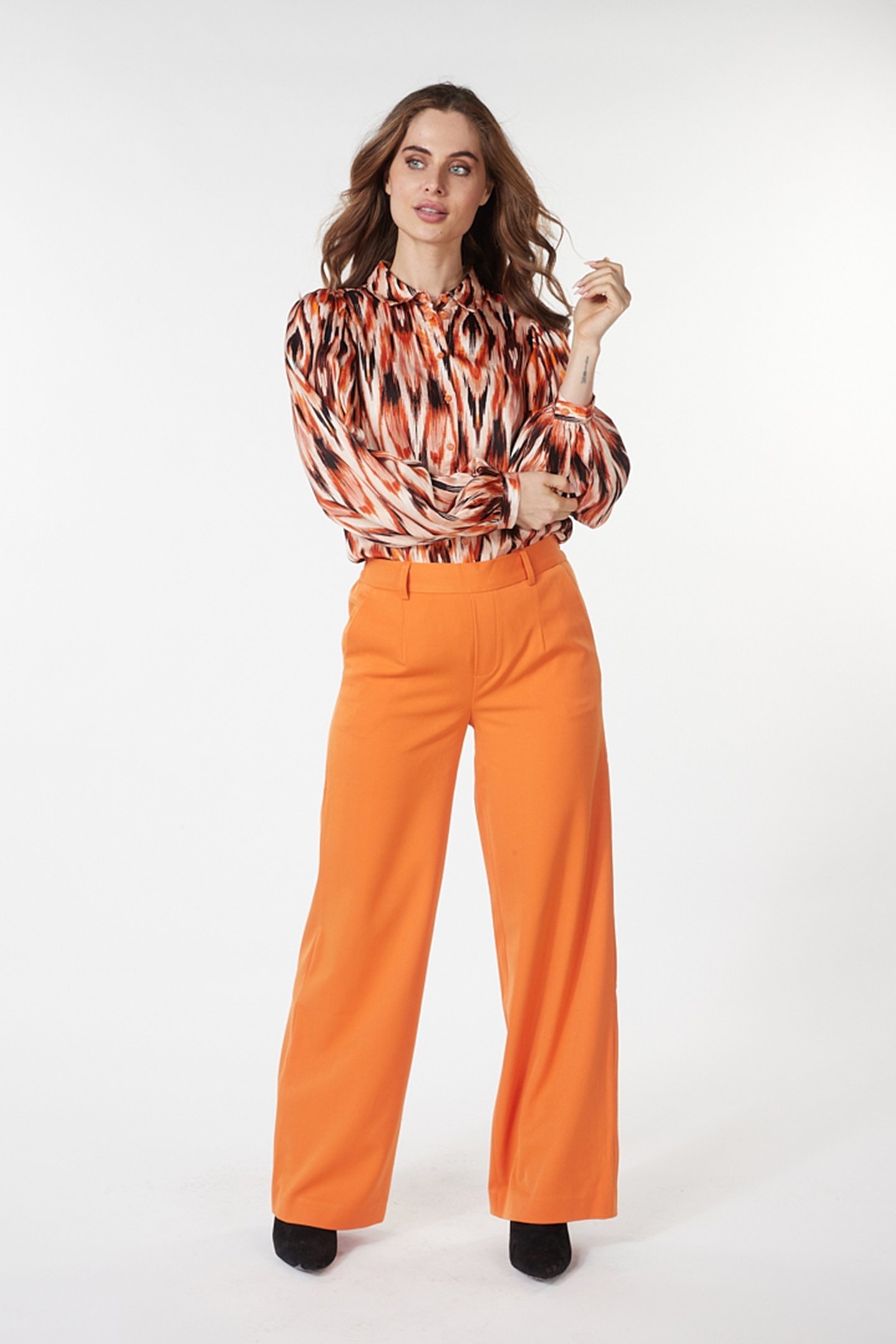 TROUSERS ELASTIC WB PUMPKIN 3