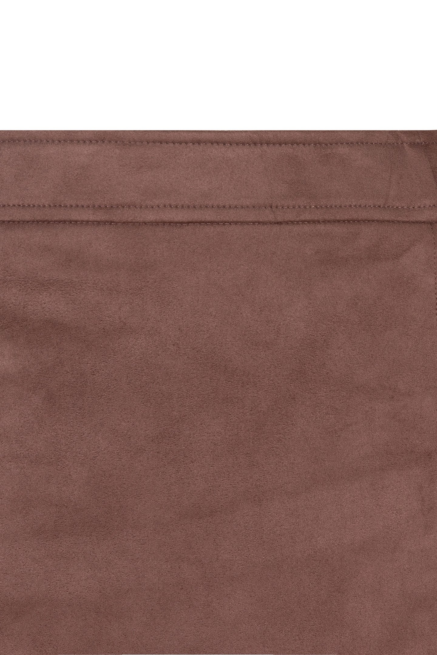 SKIRT OVERLAP SUEDINE CHOCOLATE 7