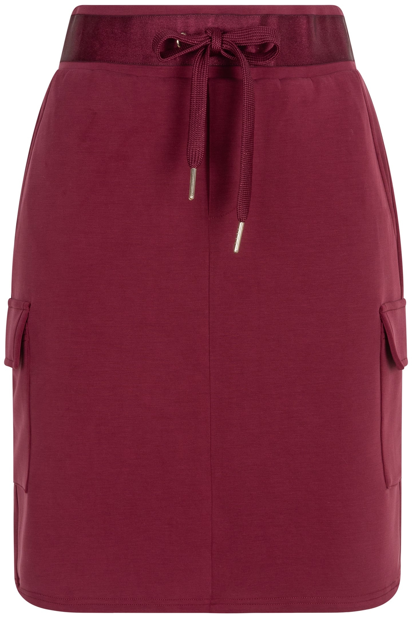 SKIRT CARGO MODAL WINE RED 6