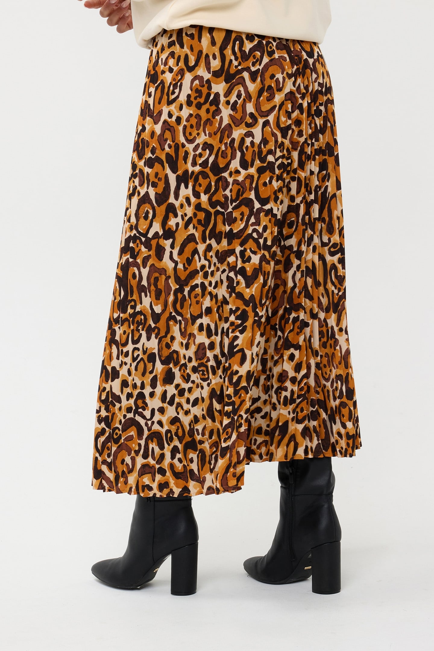 SKIRT PLISSE ANIMAL LAND PRINT 2