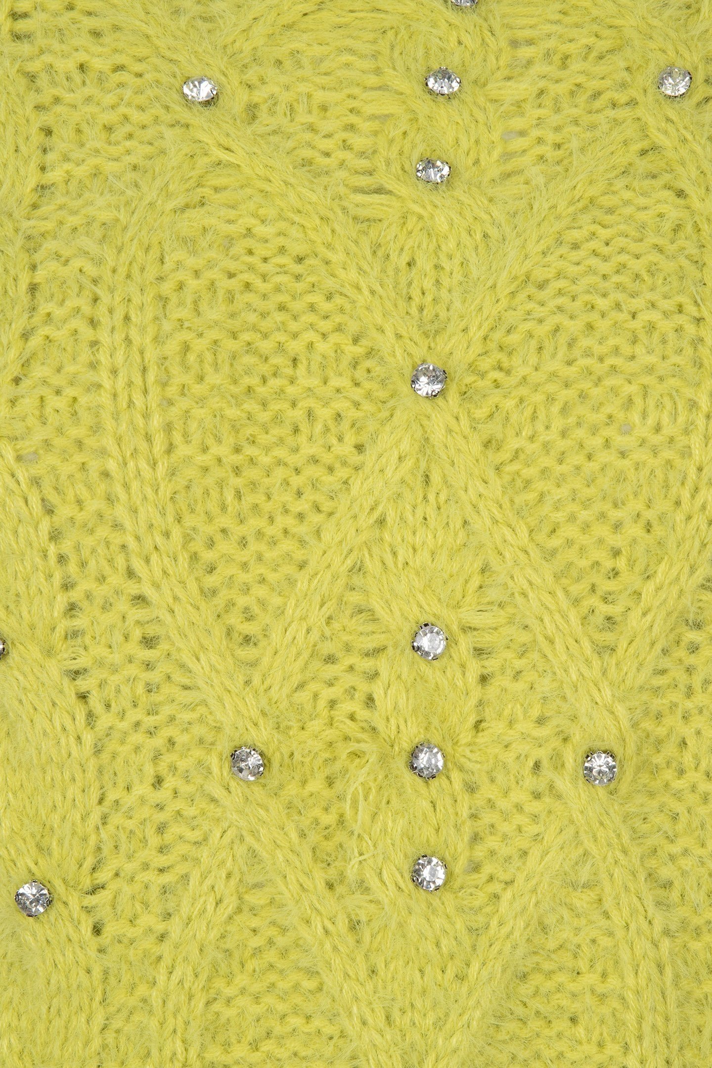 SWEATER CABLE STONES MATCHA GREEN 8
