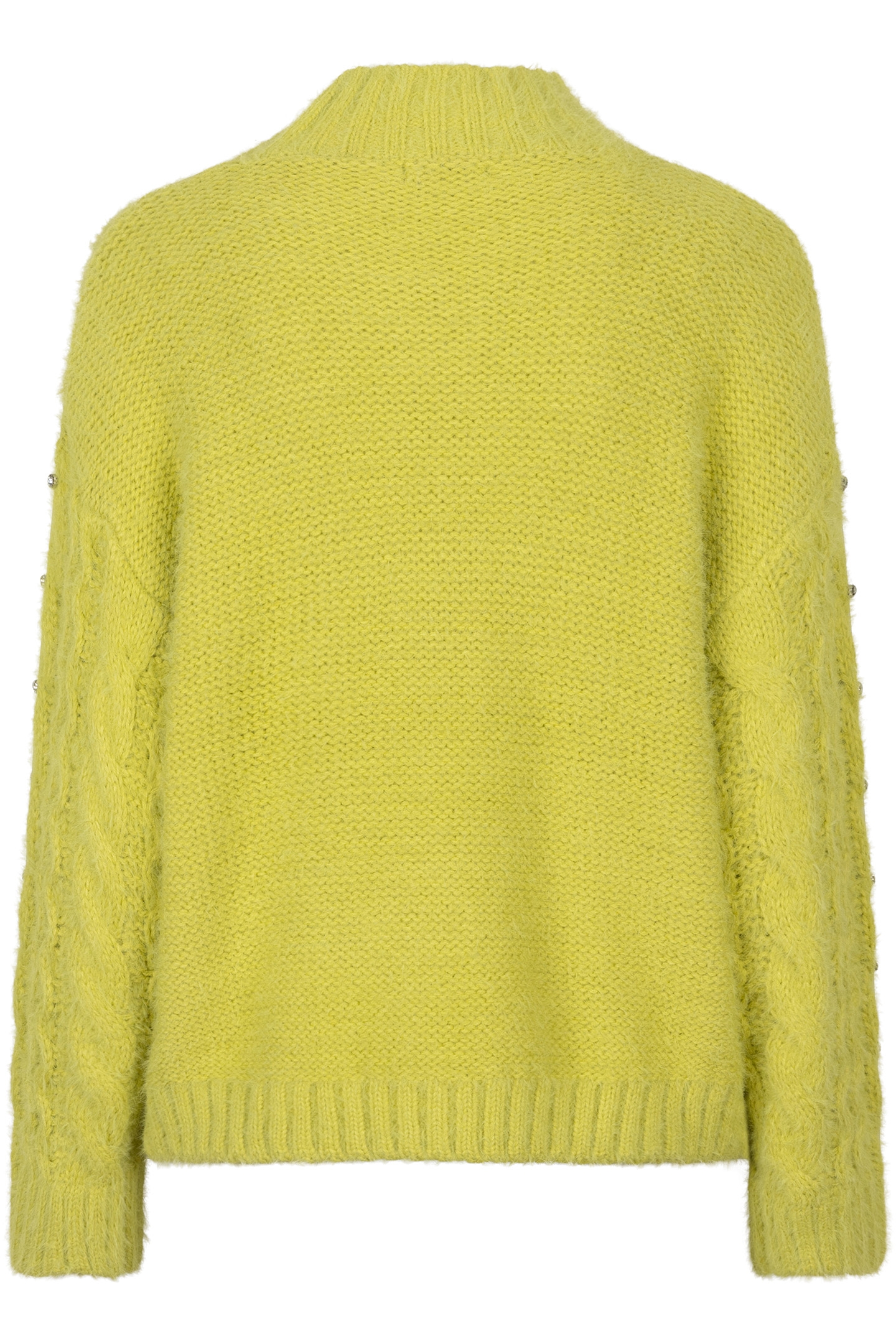 SWEATER CABLE STONES MATCHA GREEN 7