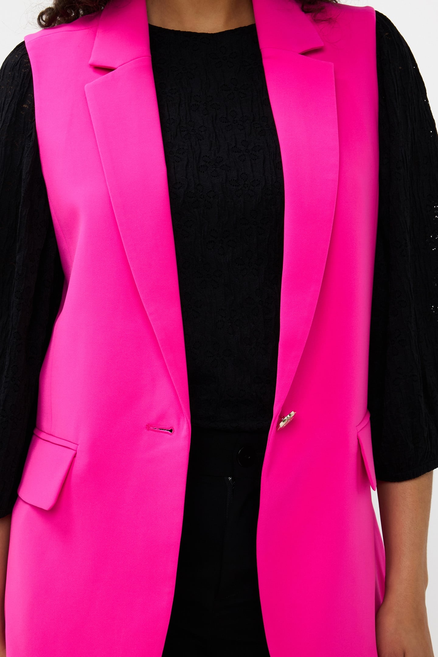 GILET LONG CITY NEON CERISE 6