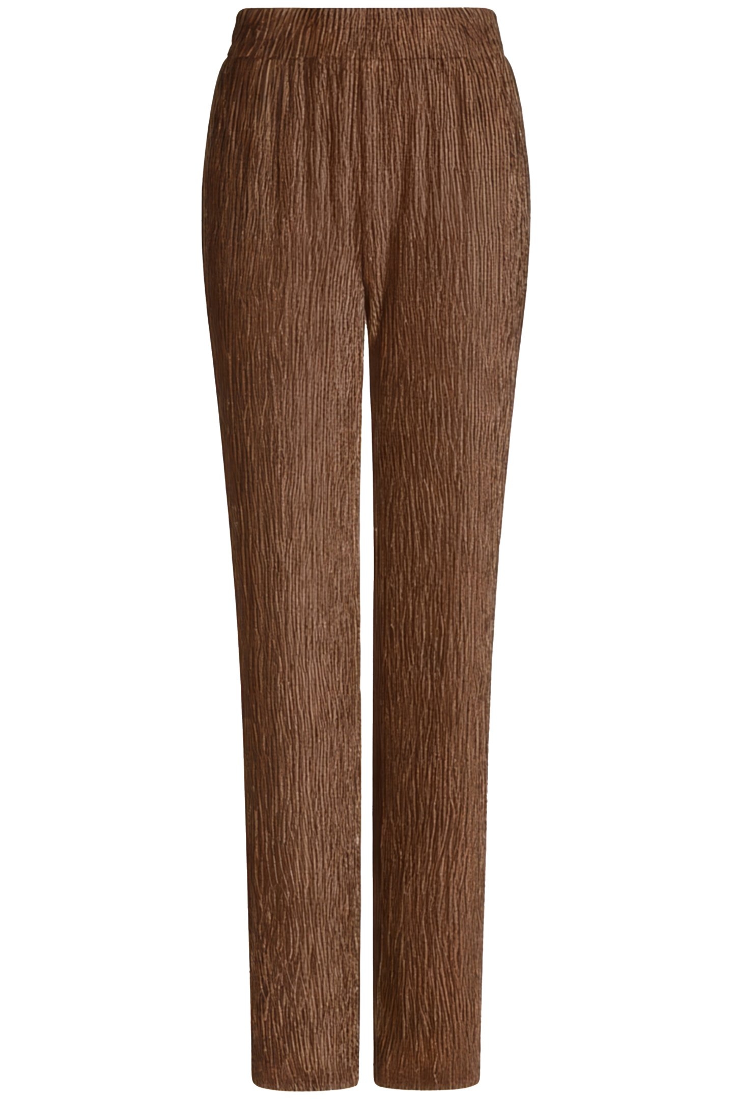 TROUSERS CRINKLED VELVET BRANDY 6