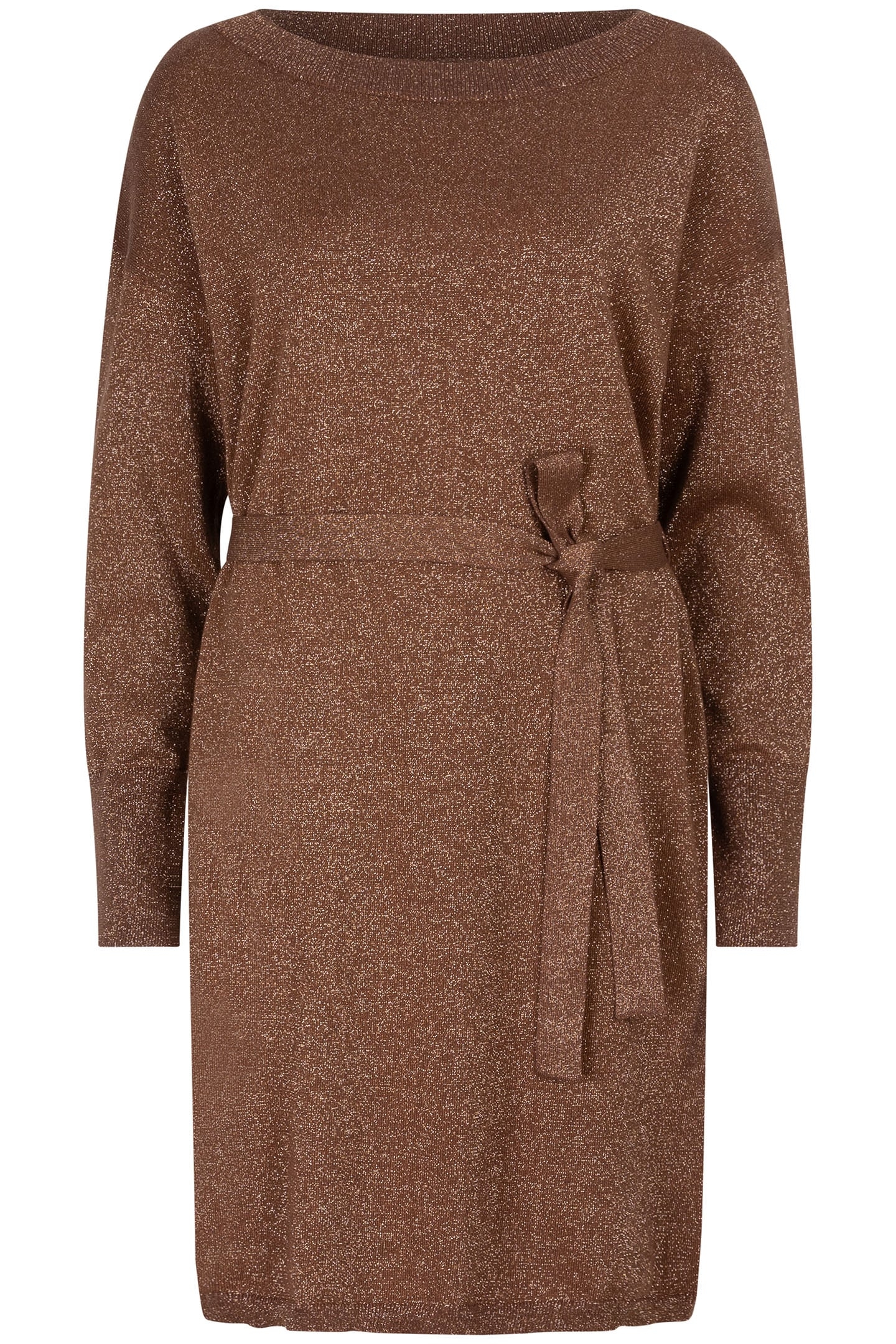 DRESS WIDE LUREX BRANDY 4