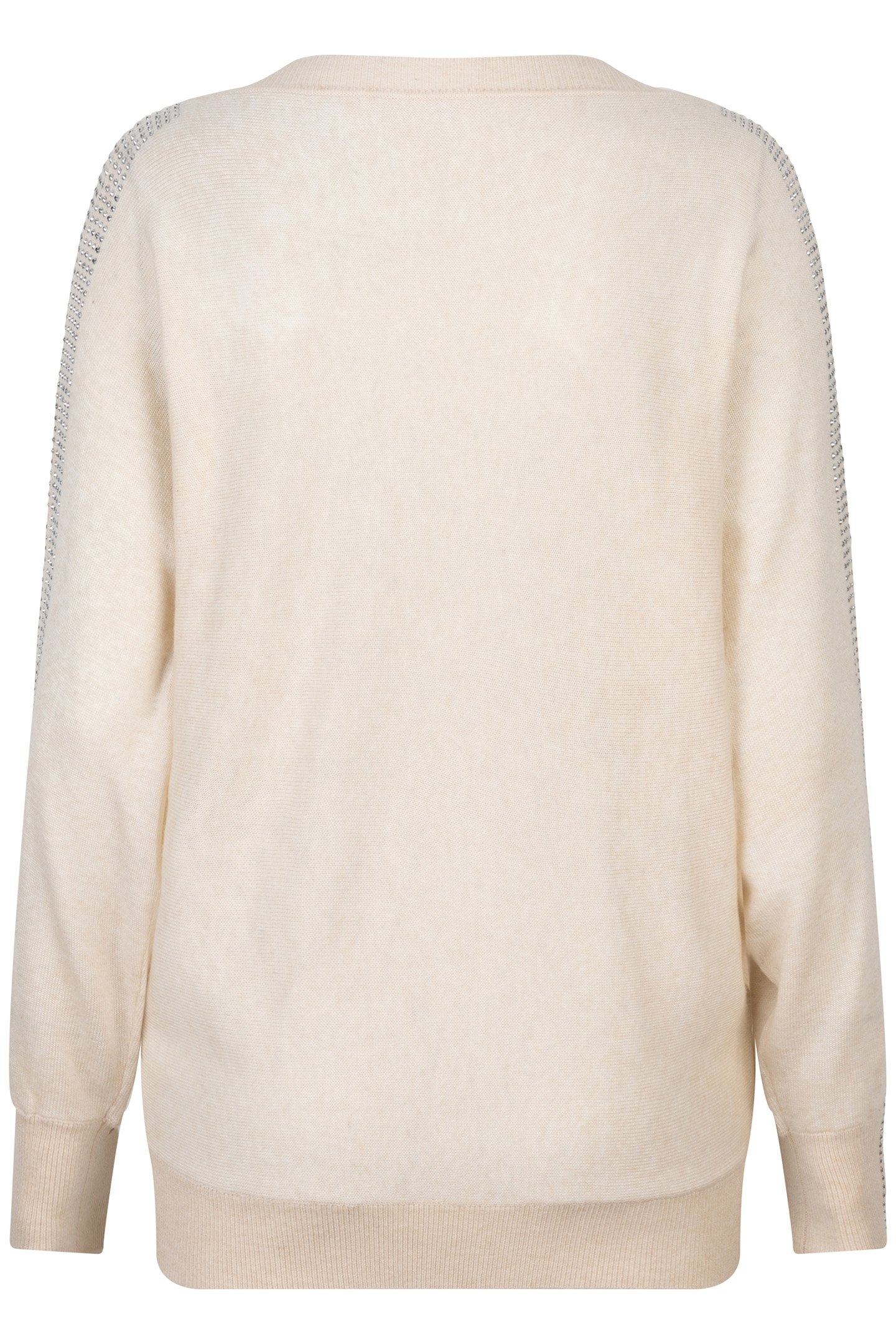 SWEATER SLEEVE STUDS BEIGE 5
