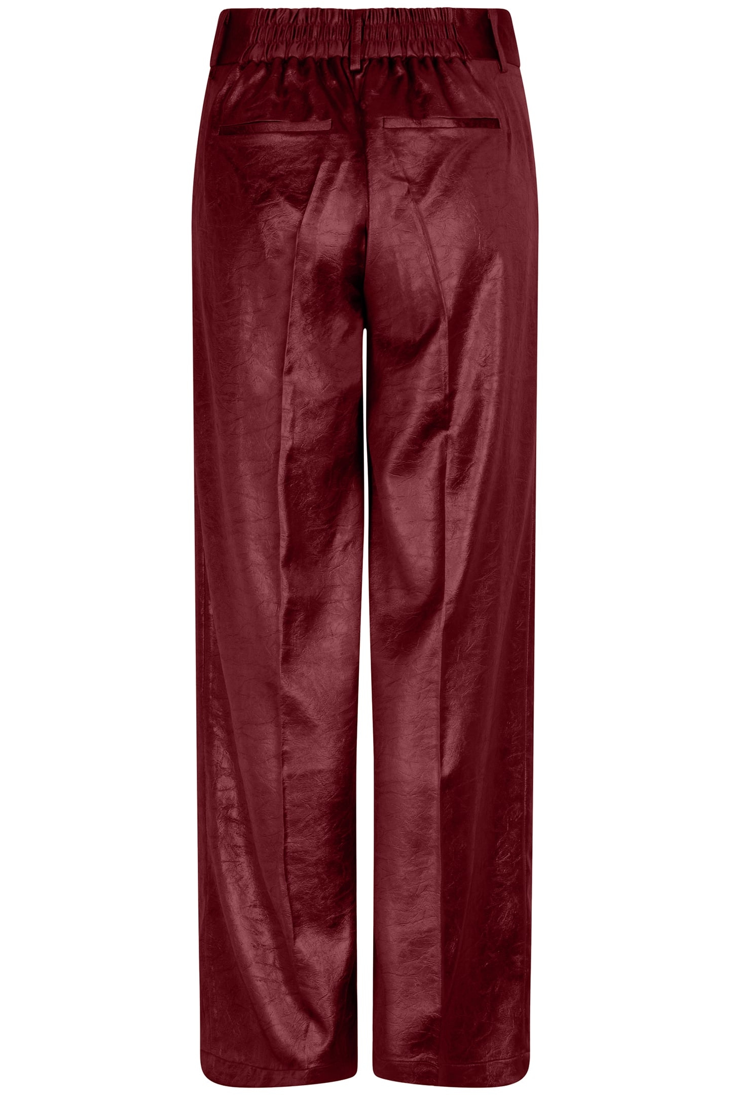 TROUSERS METALLIC EM WINE RED 6