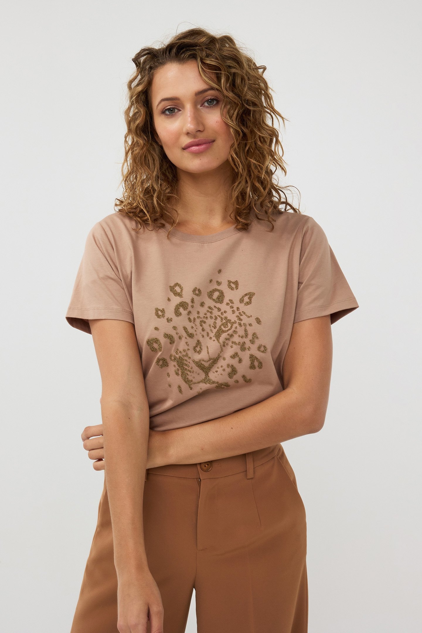 T-SHIRT ANIMAL CAVIAR CINNAMON 1