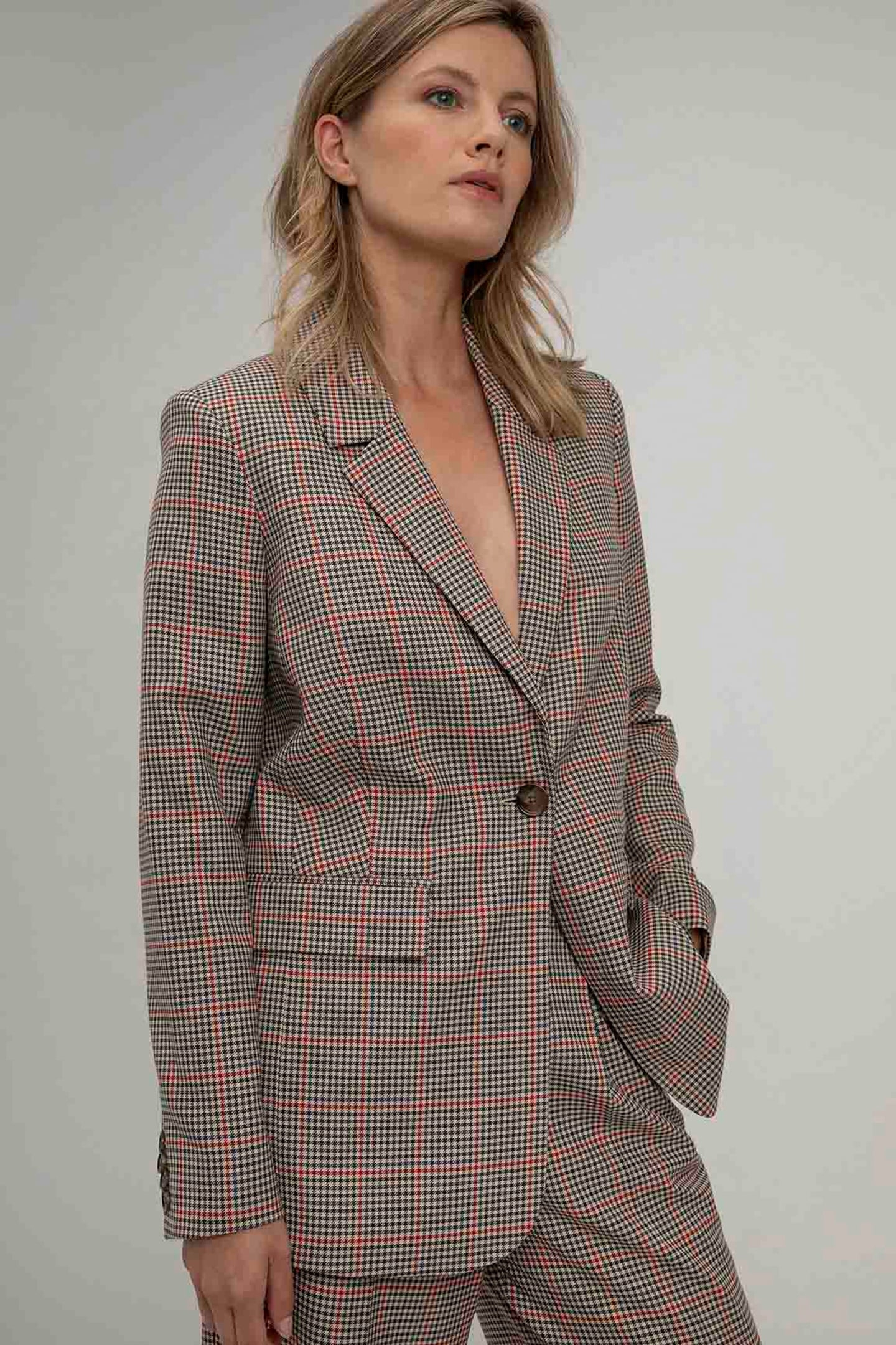 SUNNY BLAZER SAND CHECK 4