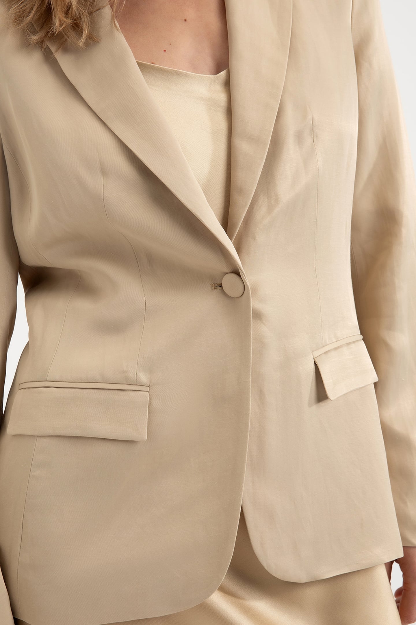 DONNA BLAZER LIGHT KHAKI 5