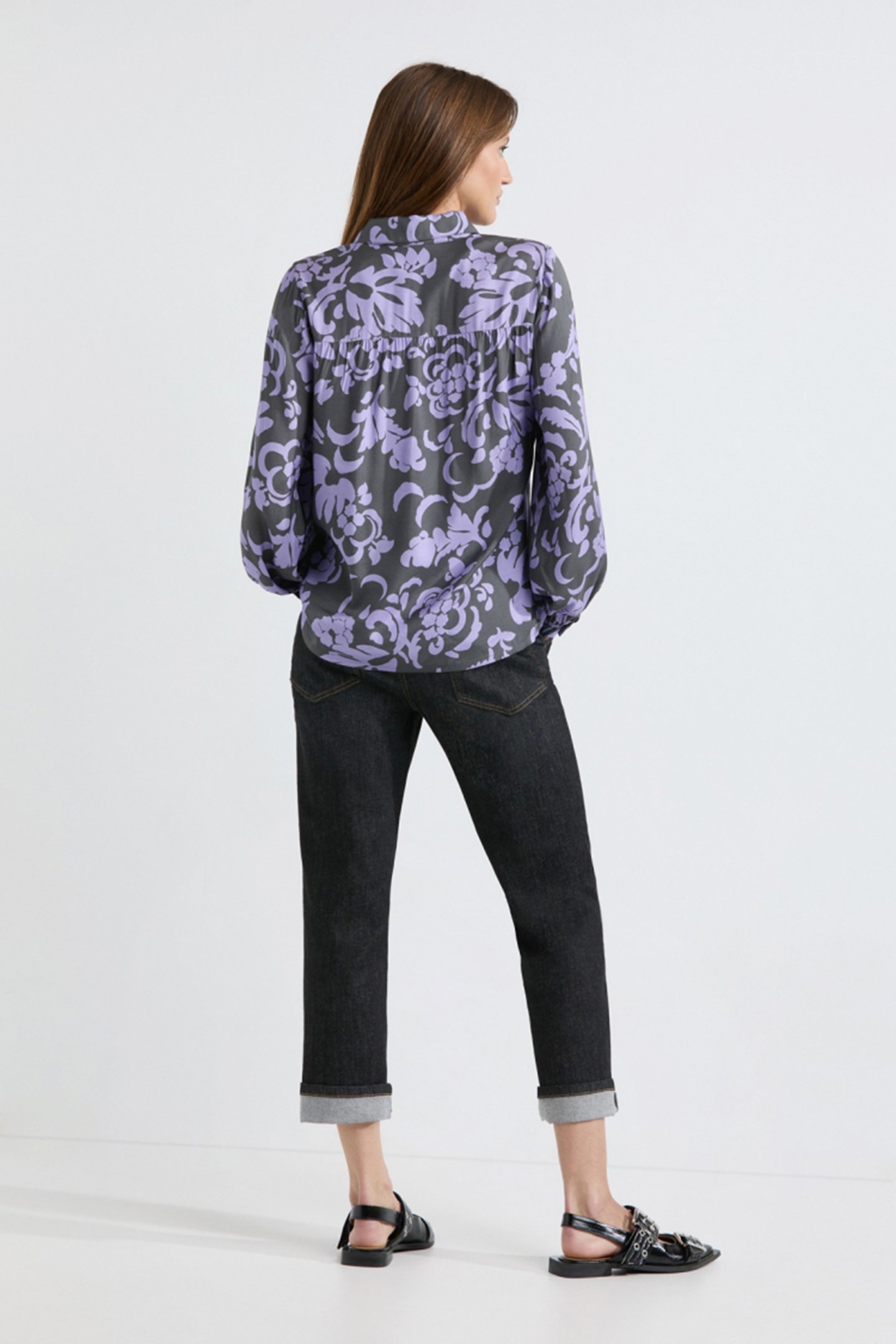 ARMAND BLOUSE LILAC PRINT 3