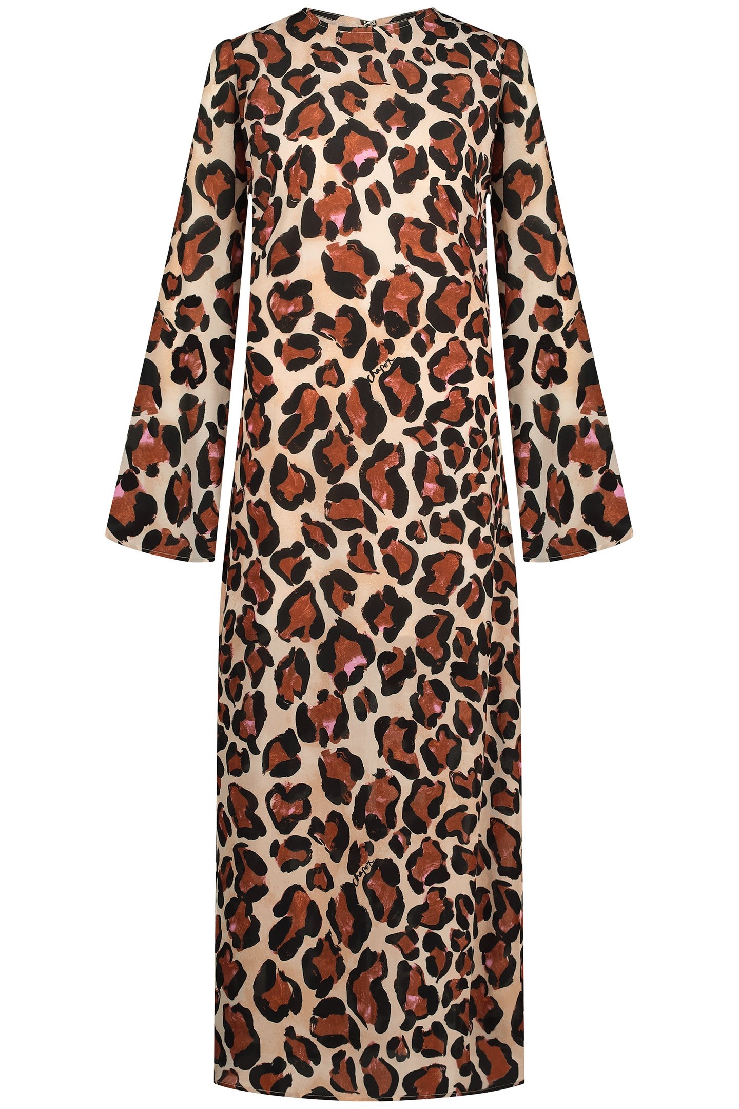 AURORA DRESS NOUGAT/BLACK 3