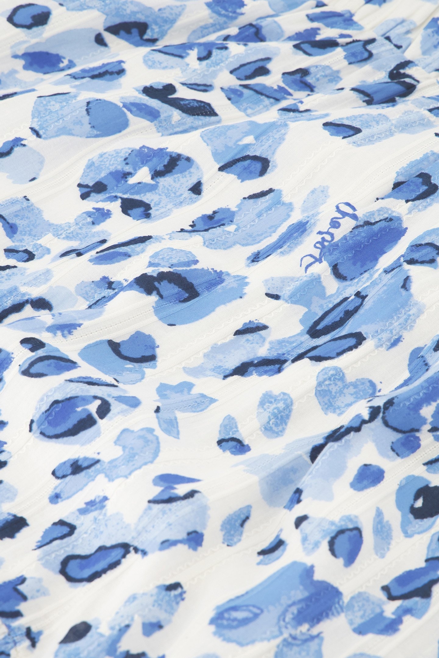 DOROTHY DRESS WARM WHITE/POWDER BL 3