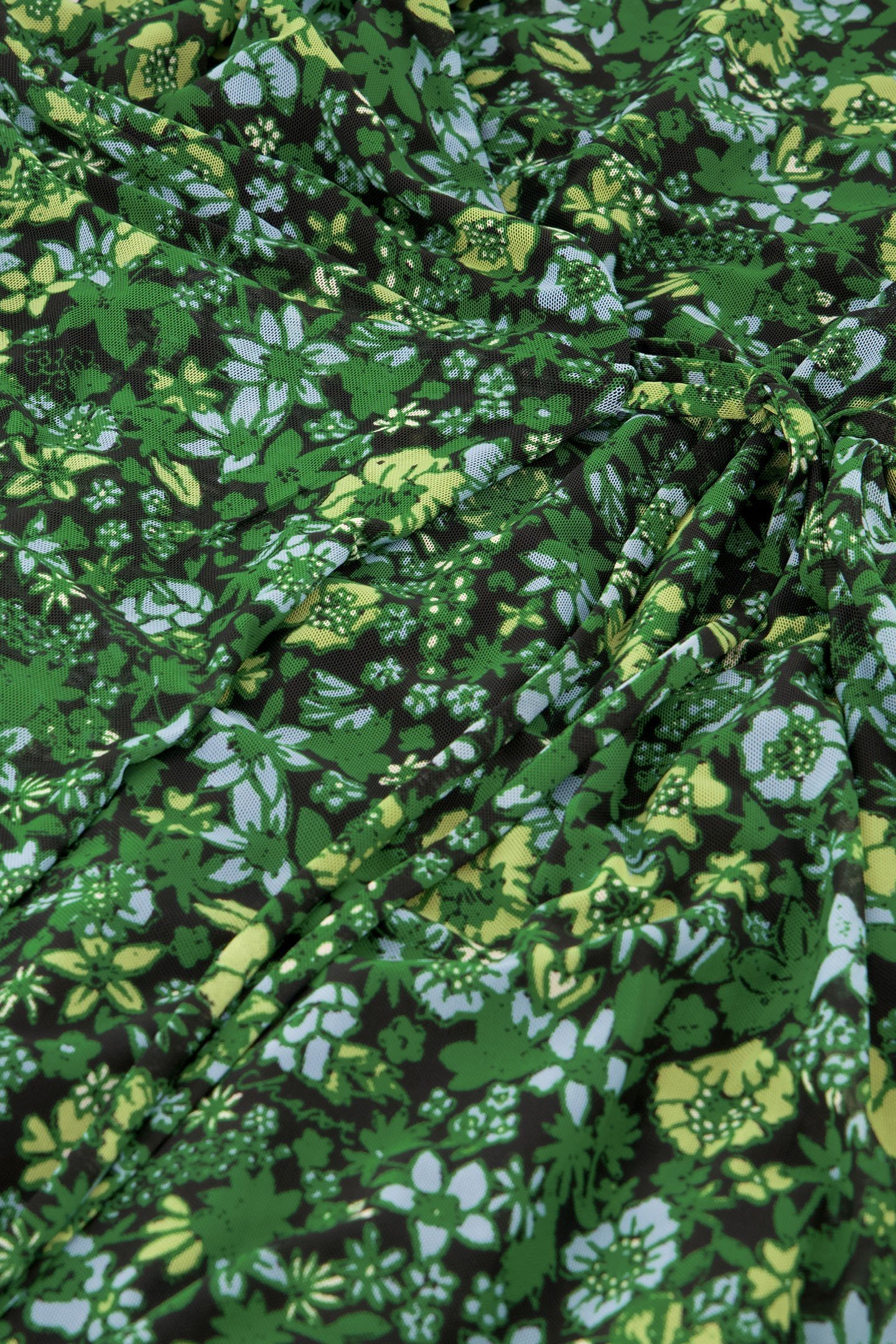 NATALIE DRESS BLACK/PARROT GREEN 4