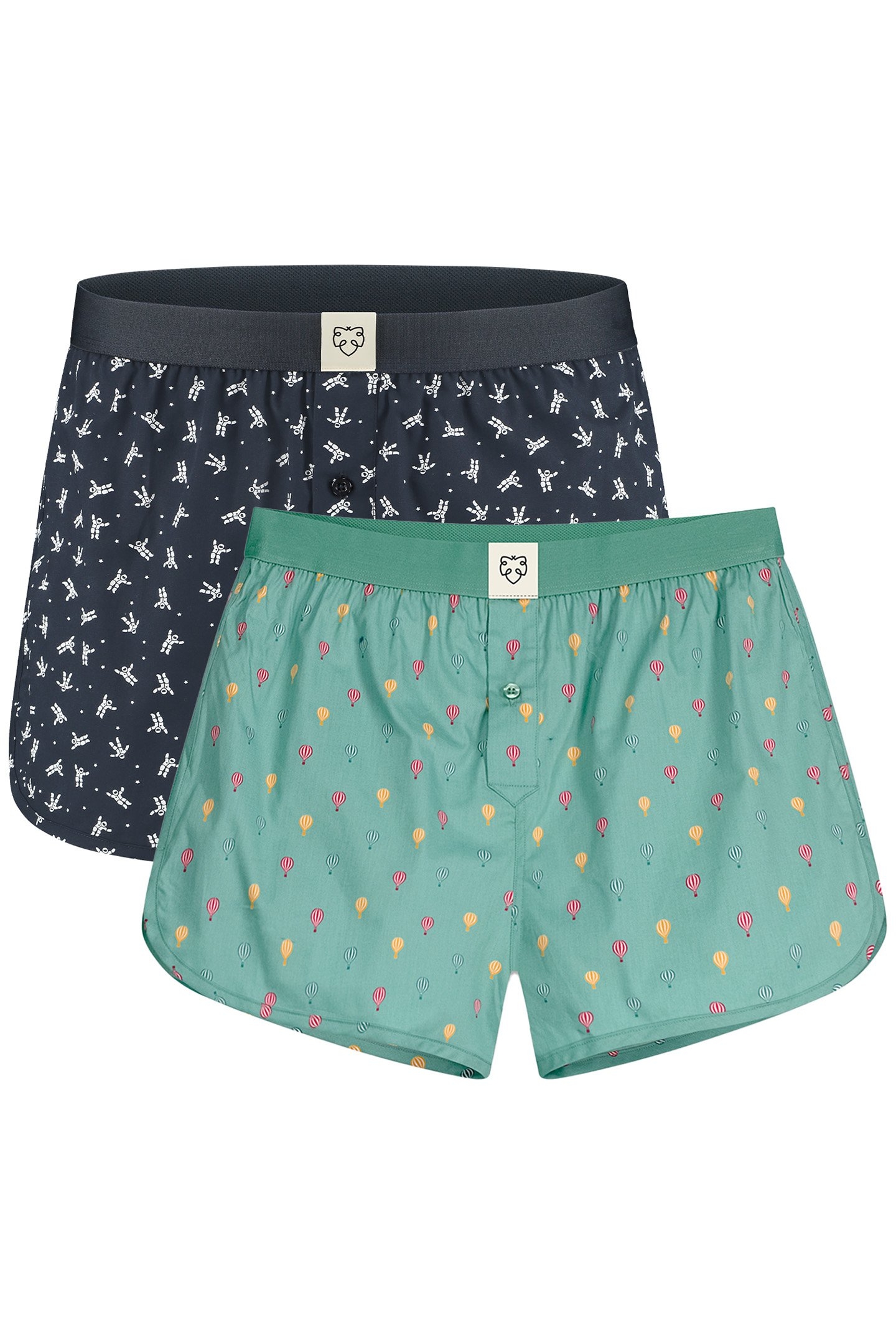 A-DAM 2-PACK BOXERSHORT MULTICOLOR 1