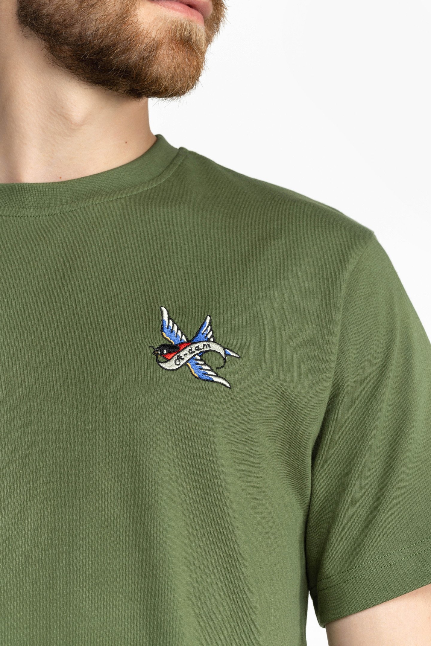 ICONIC TEE ADAM BIRD BRONZE GREEN 3