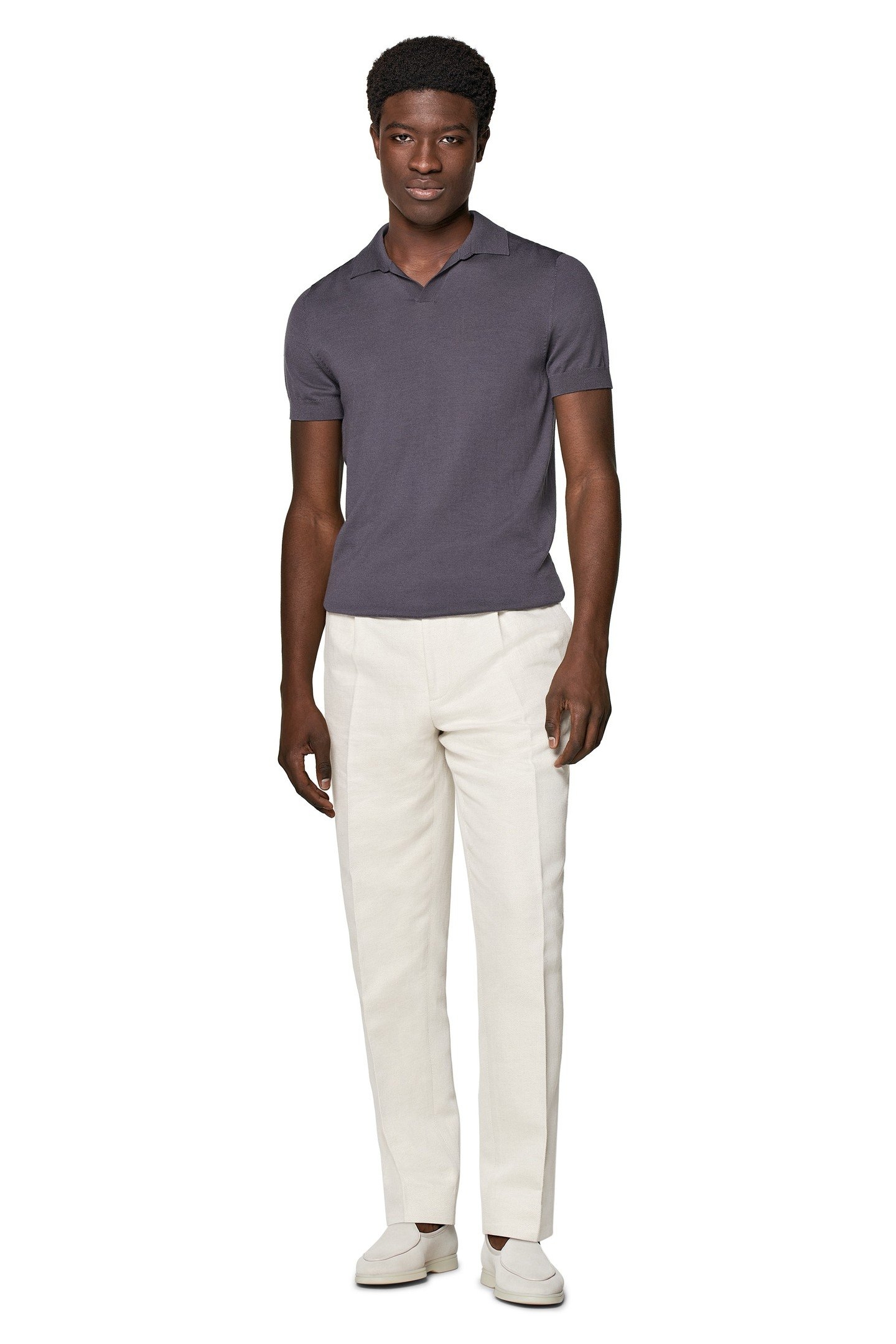 POLO BUTTONLESS EGGPLANT PURPLE 4