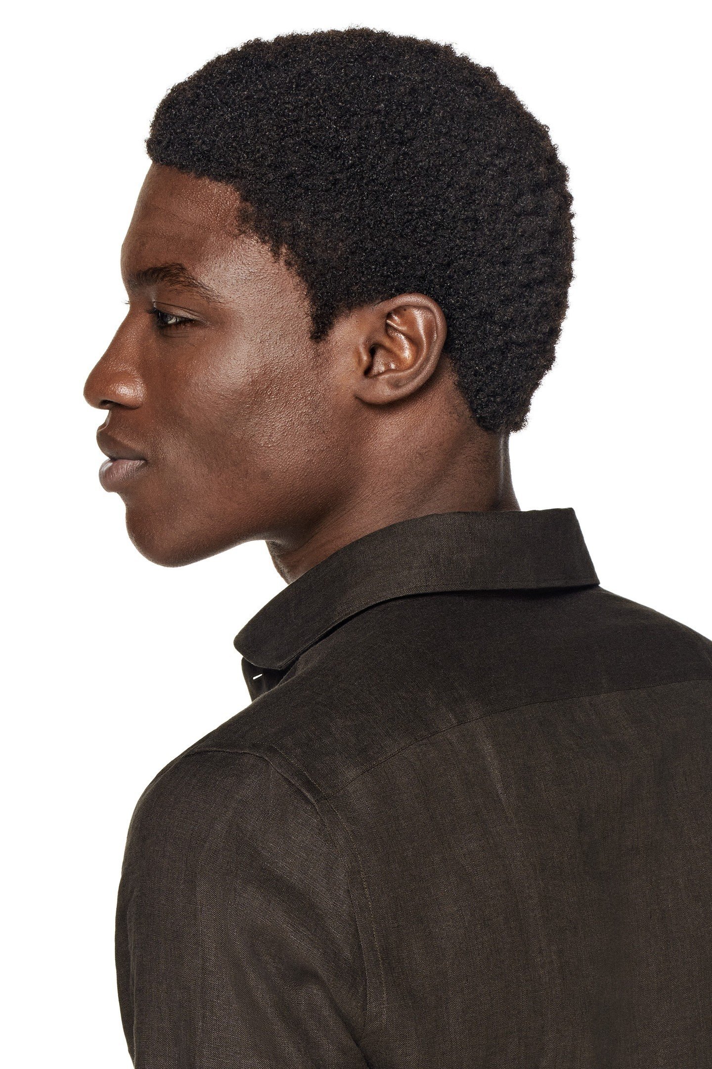 PURE LINEN DARK BROWN DARK BROWN 3