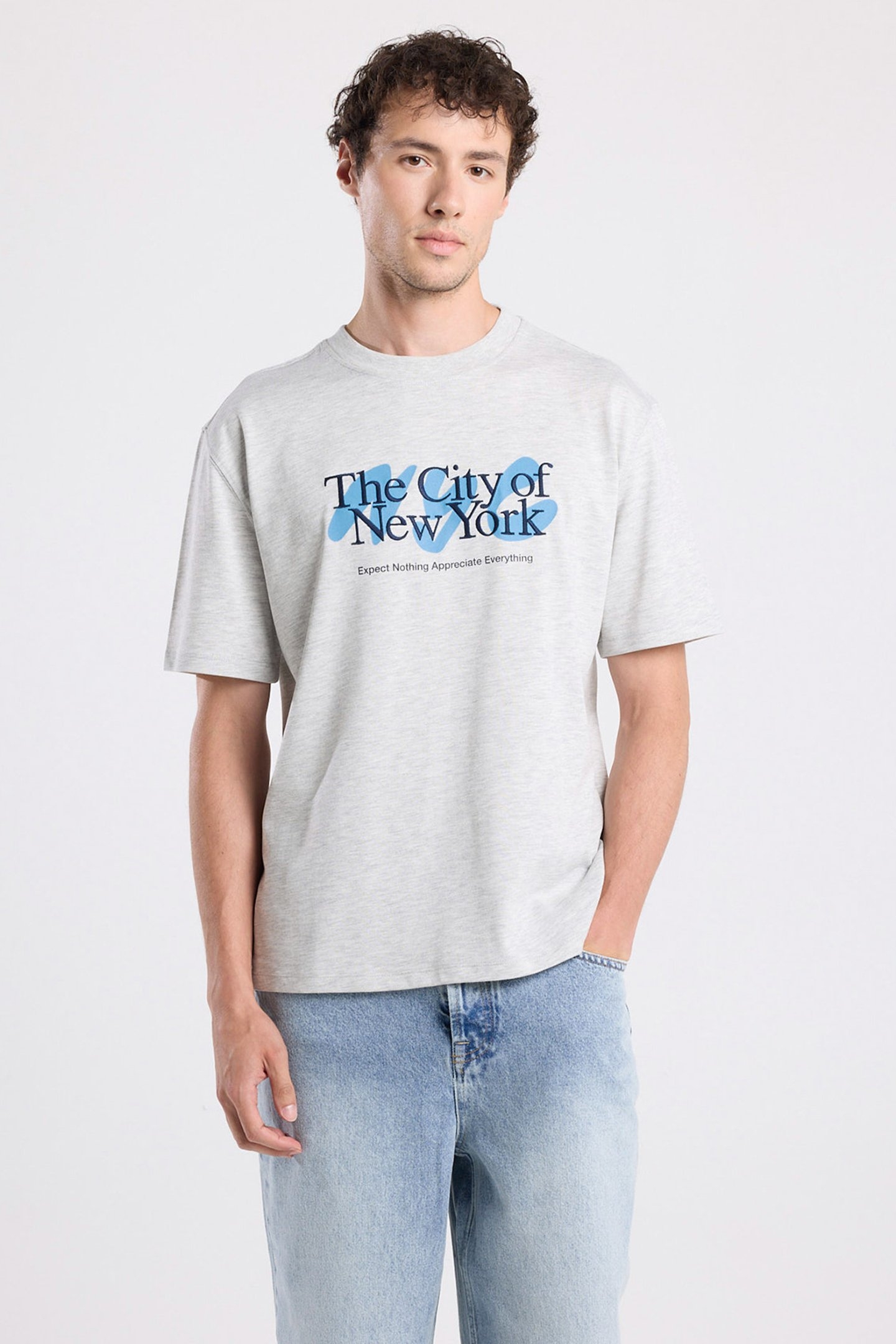 EASTWOOD LIGHT GREY MELANGE 1