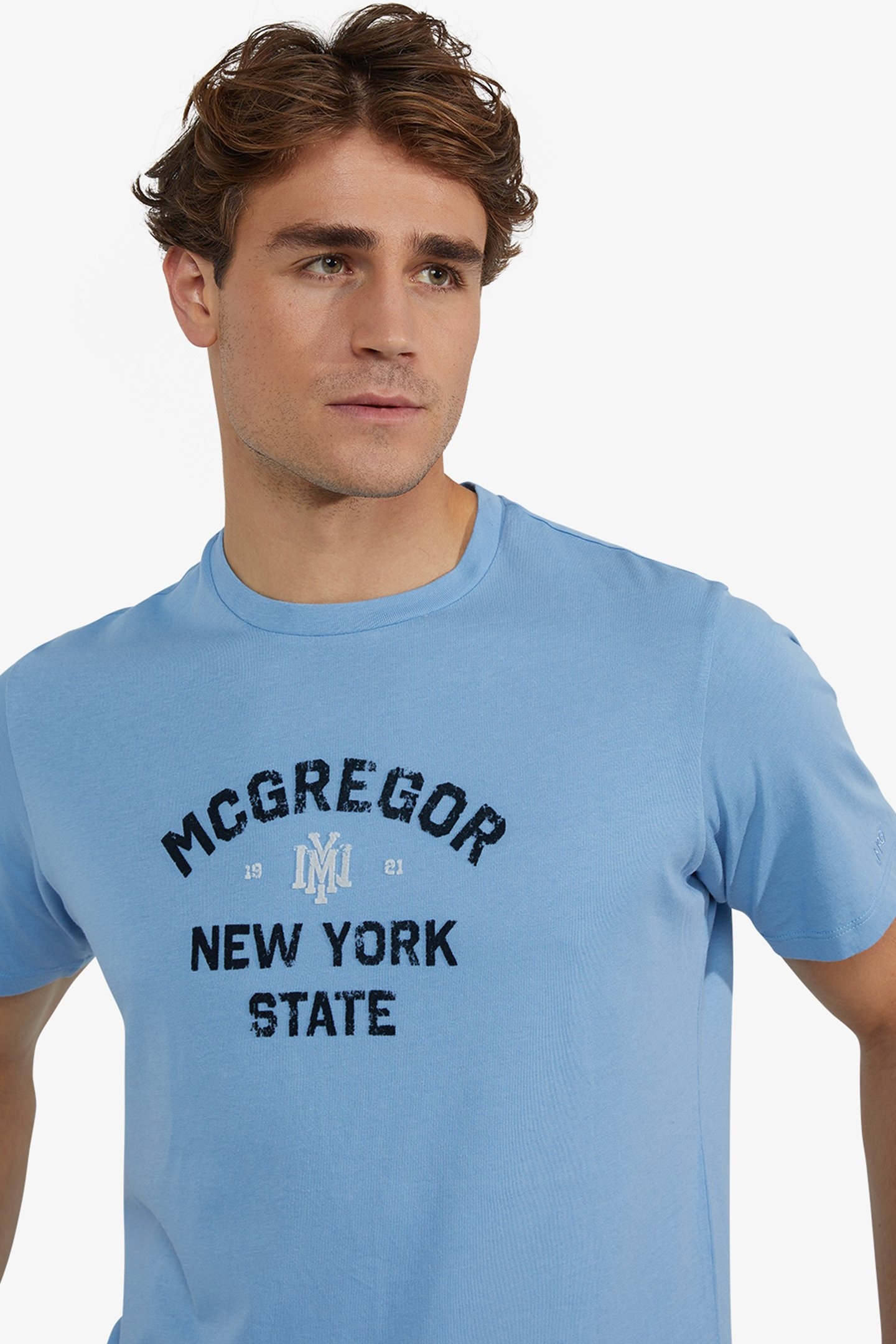T-SHIRT NY STATE WORKER BLUE 4