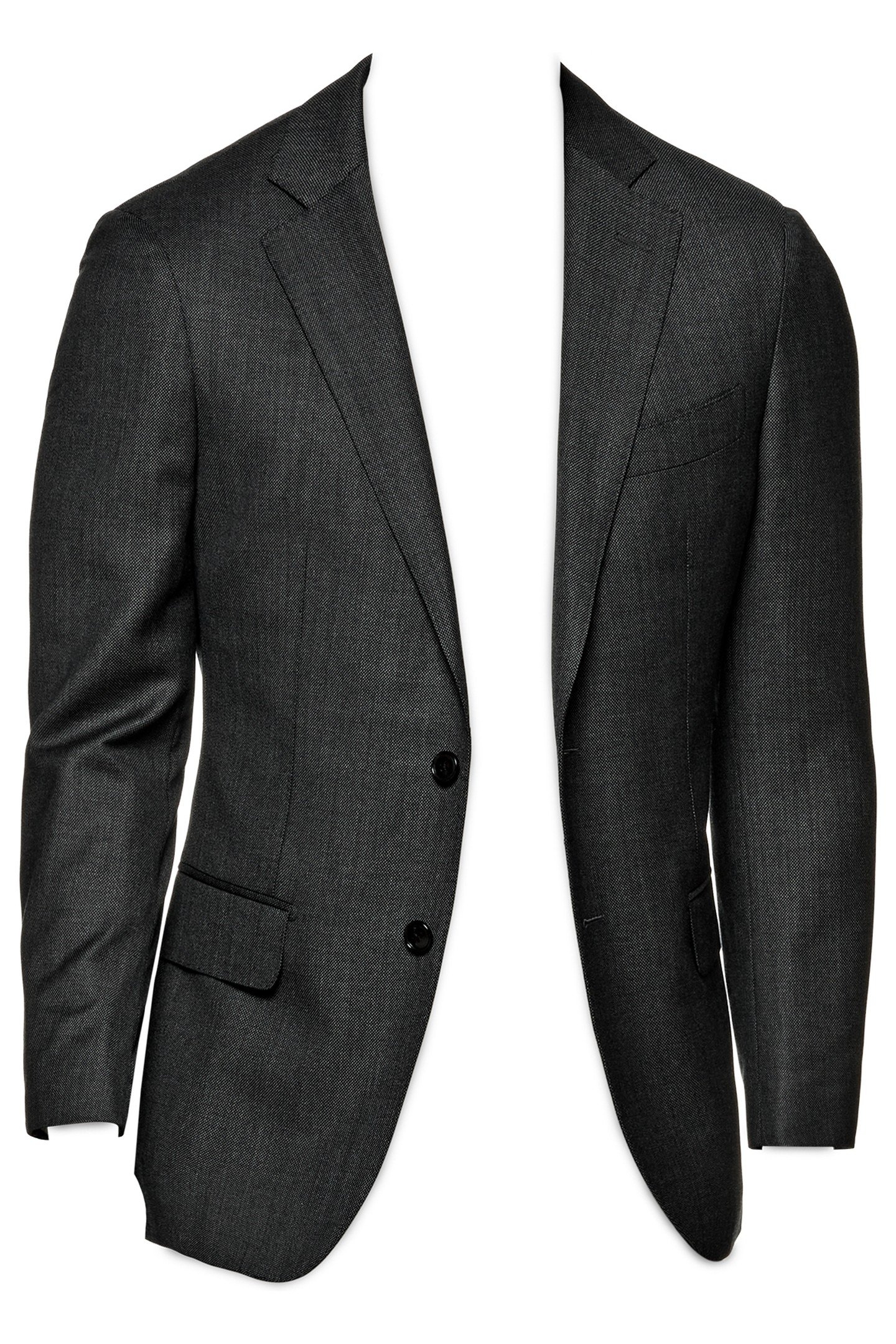 D. GREY PURE WOOL S130 DARK GREY 5