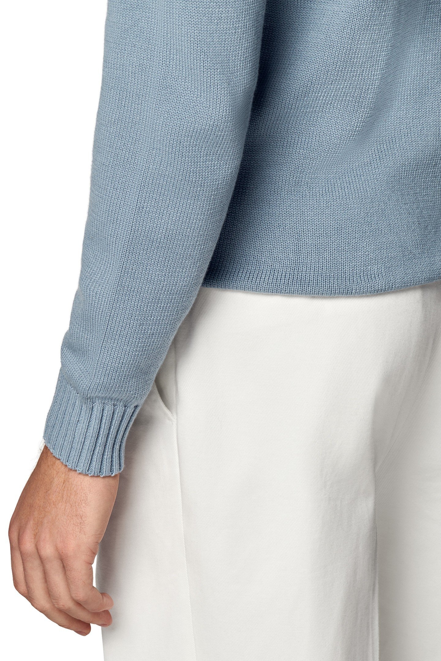 LS COTTON CREW HYDRANGEA LIGHT BLUE 7