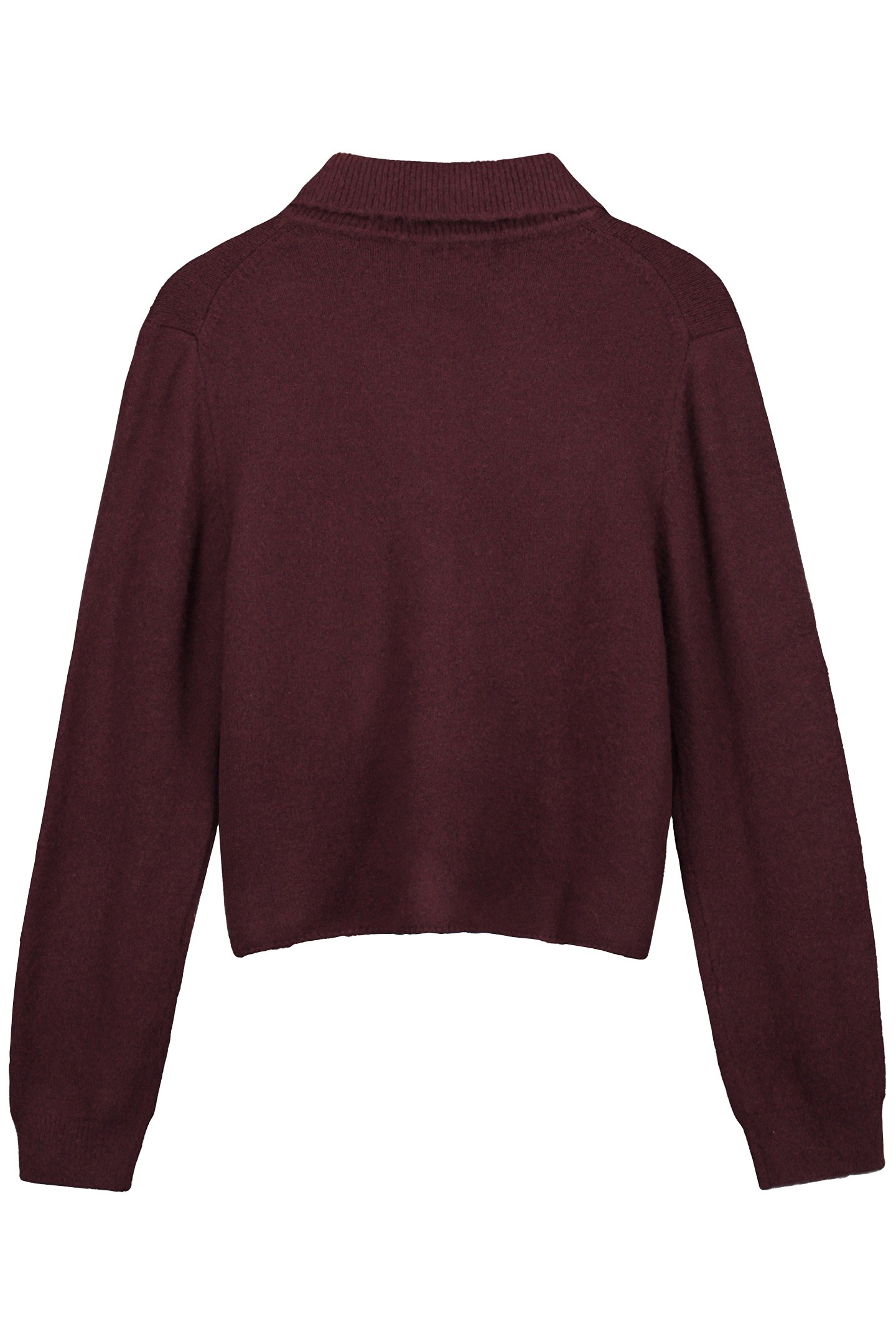 NOUS SOMMES LABELS – LAYLA POLO CARDIGAN BURGUNDY 2
